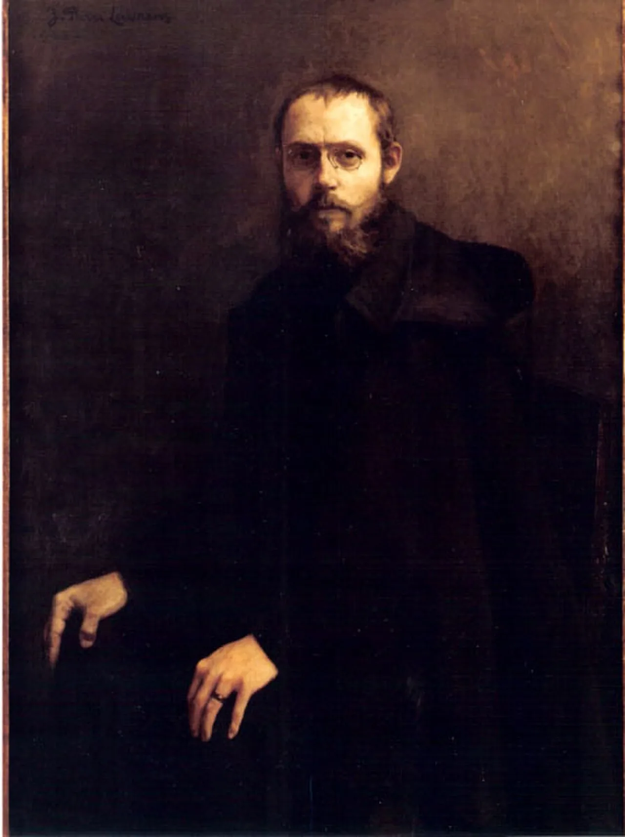 Porträt von Charles Péguy (1873–1914) – Gedenkseite