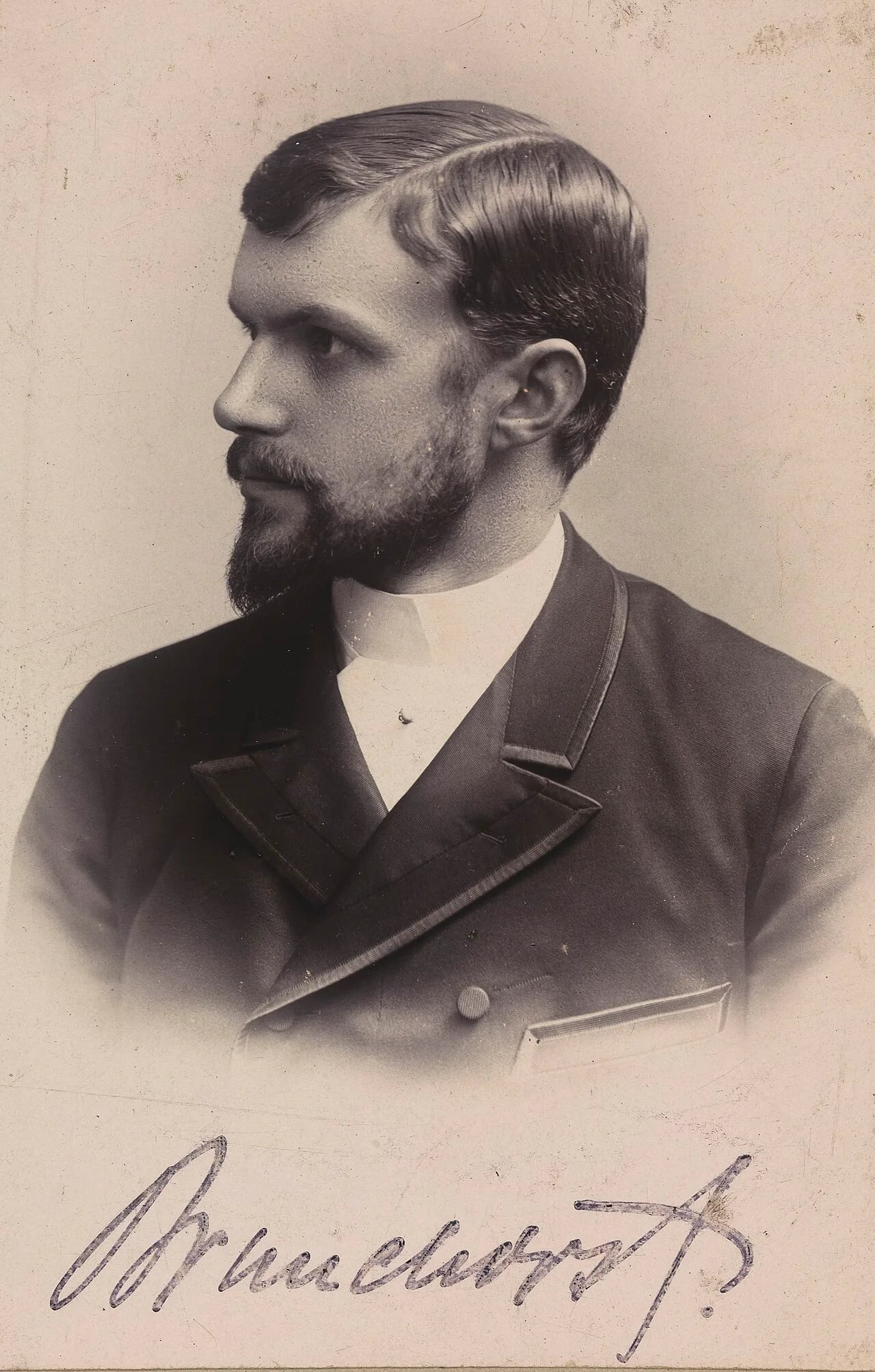 Porträt von Jørgen Brunchorst (1862–1917) – Gedenkseite