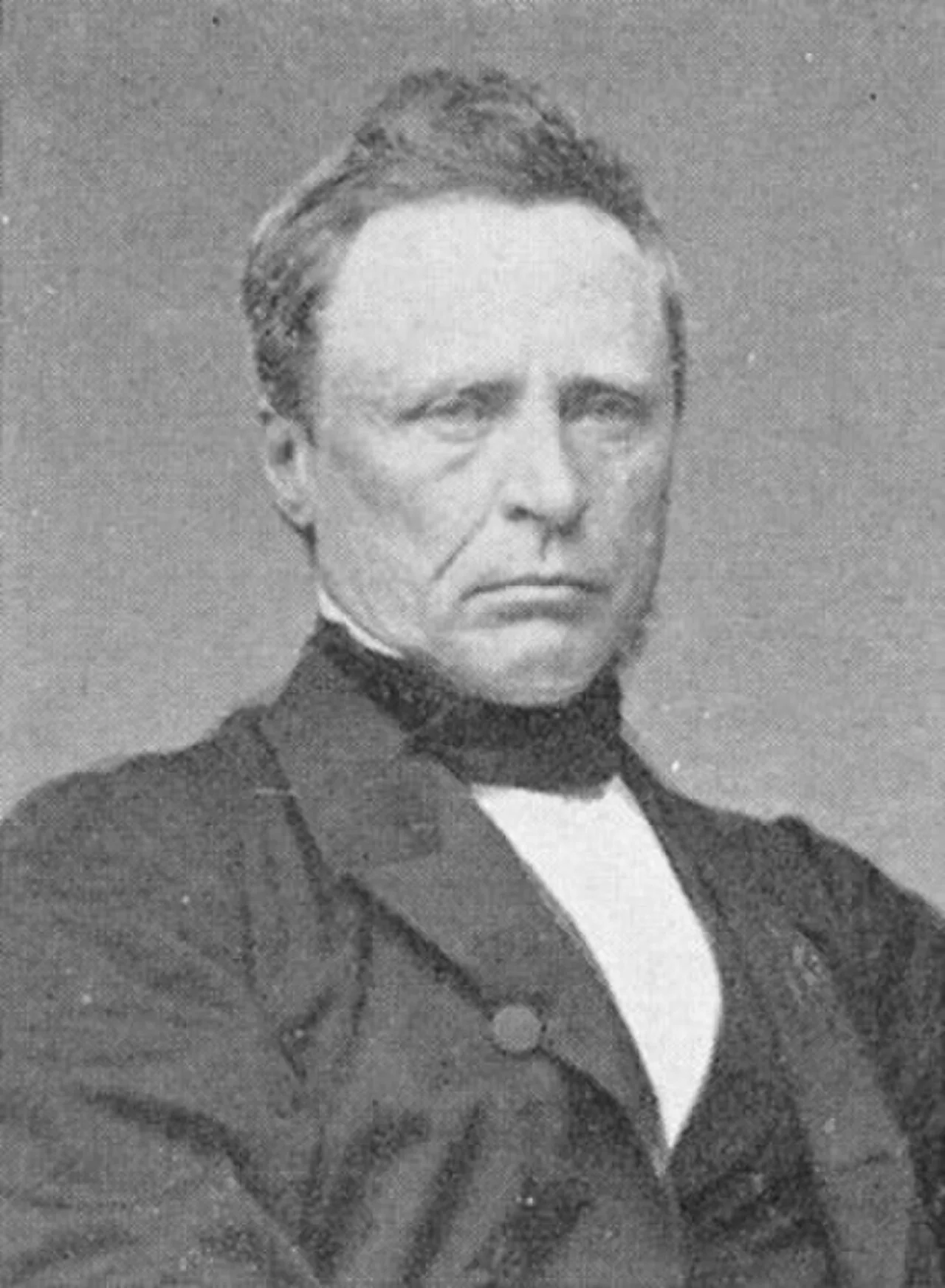 Portrait of Niels Petersen Vogt (1817–1894) – memorial page