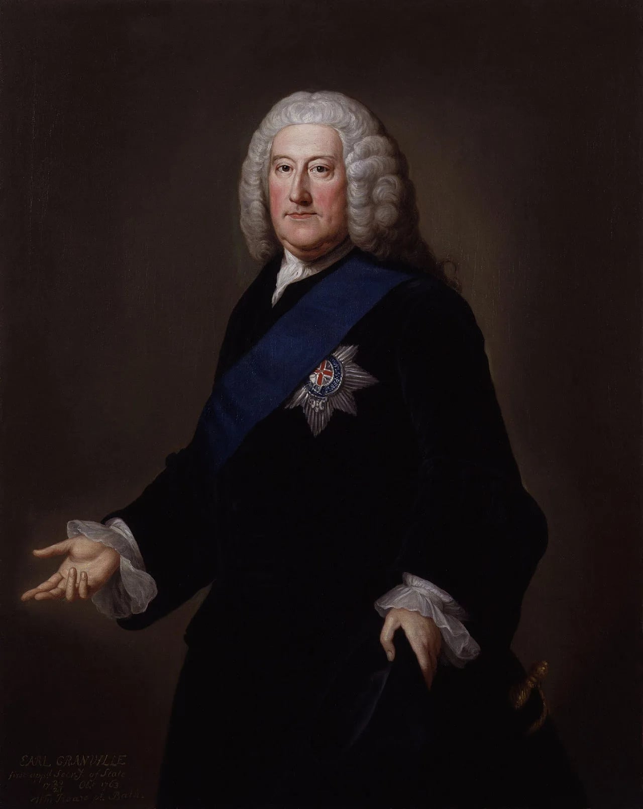 Portrait of John Carteret, 2. Earl Granville (1690–1763) – memorial page