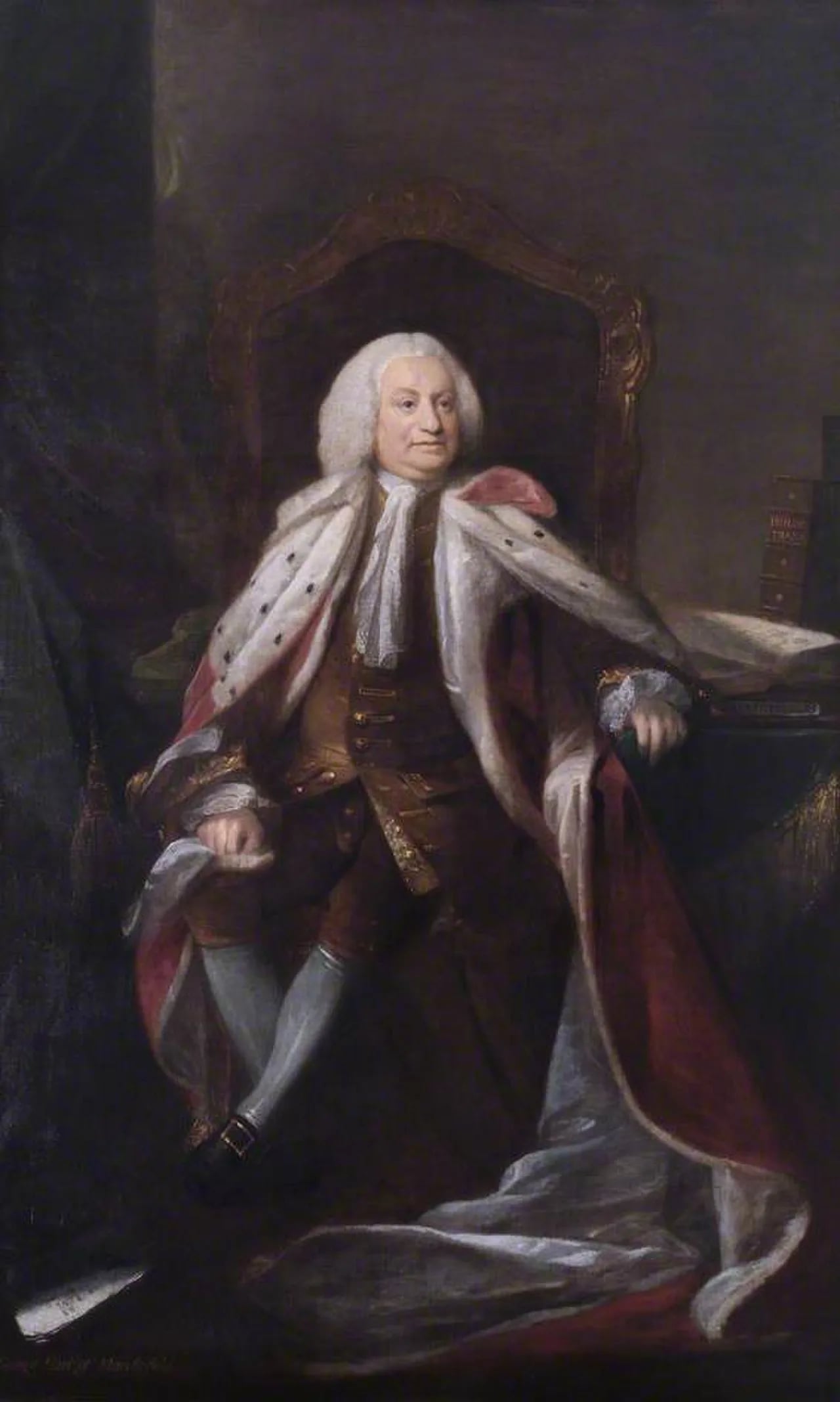 Portrait of George Parker, 2. Earl of Macclesfield (1697–1764) – memorial page