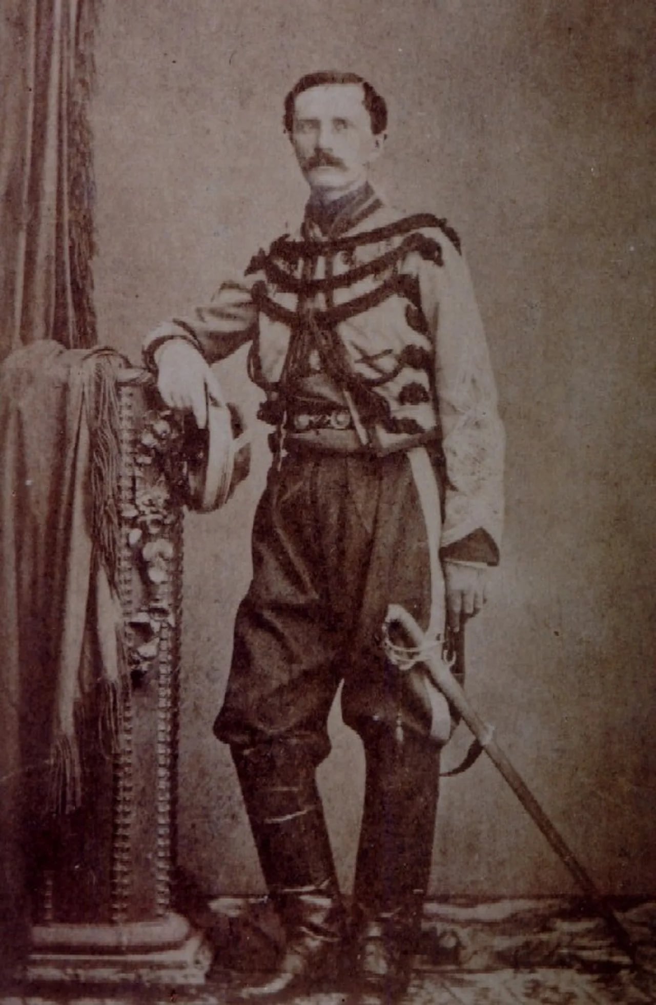 Porträt von Oswald Bénigne de Montarby (1828–1865) – Gedenkseite