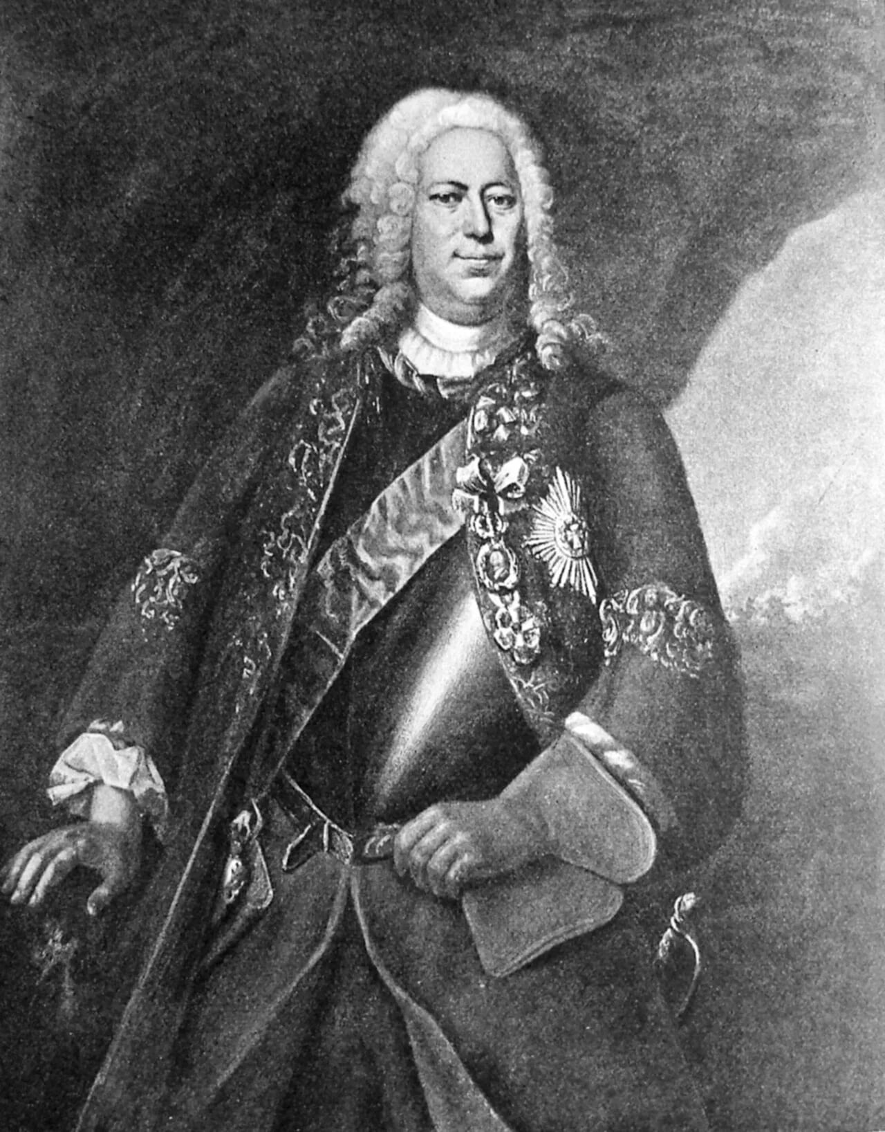 Portrait of Poul Vendelbo Løvenørn (1686–1740) – memorial page