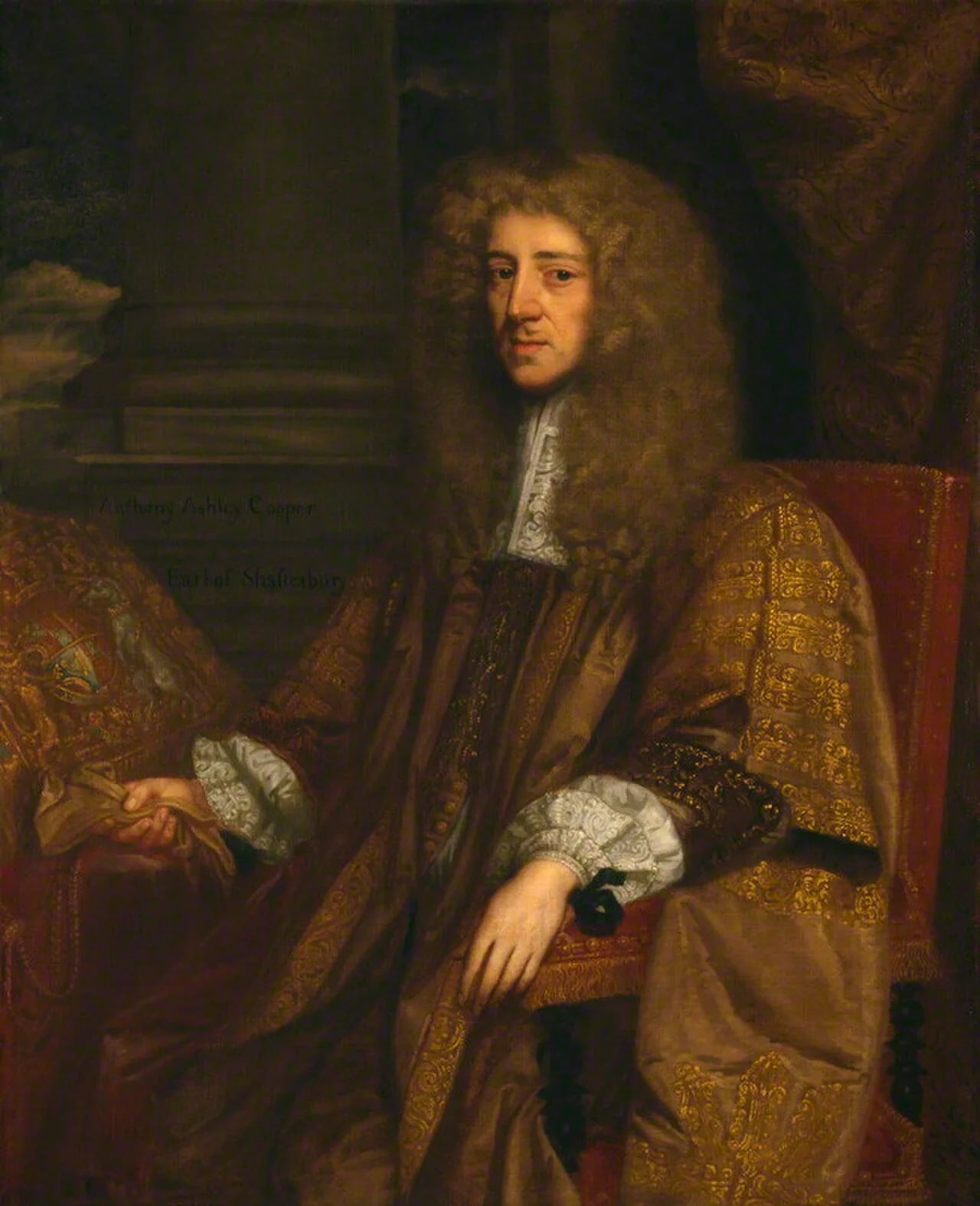 Porträt von Anthony Ashley-Cooper, 1. Earl of Shaftesbury (1621–1683) – Gedenkseite