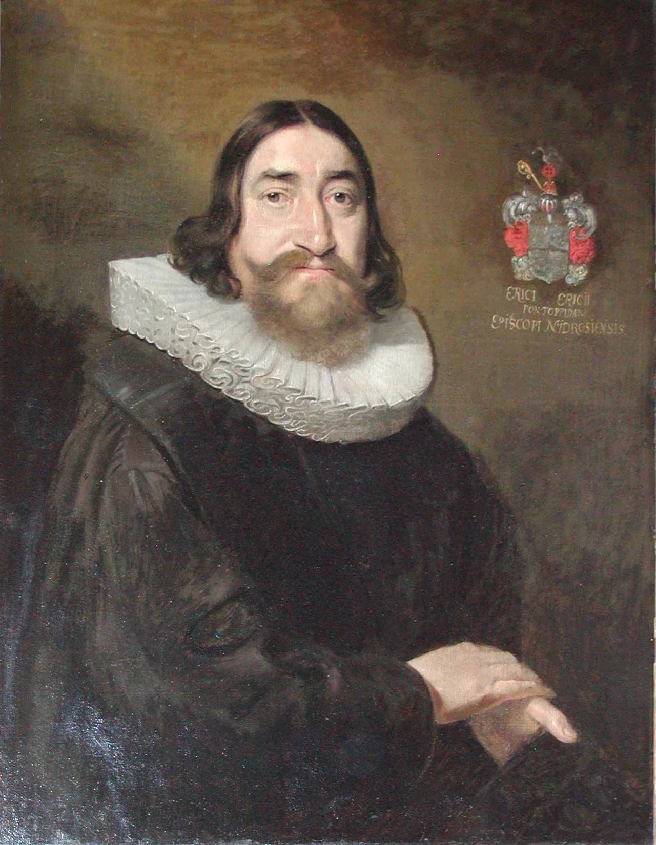 Porträt von Erik Pontoppidan den eldre (1616–1678) – Gedenkseite
