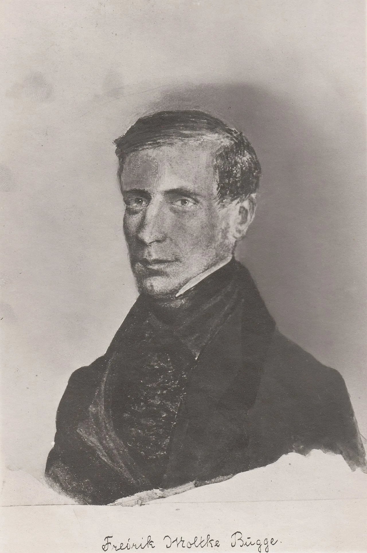 Portrait of Frederik Moltke Bugge (1806–1853) – memorial page