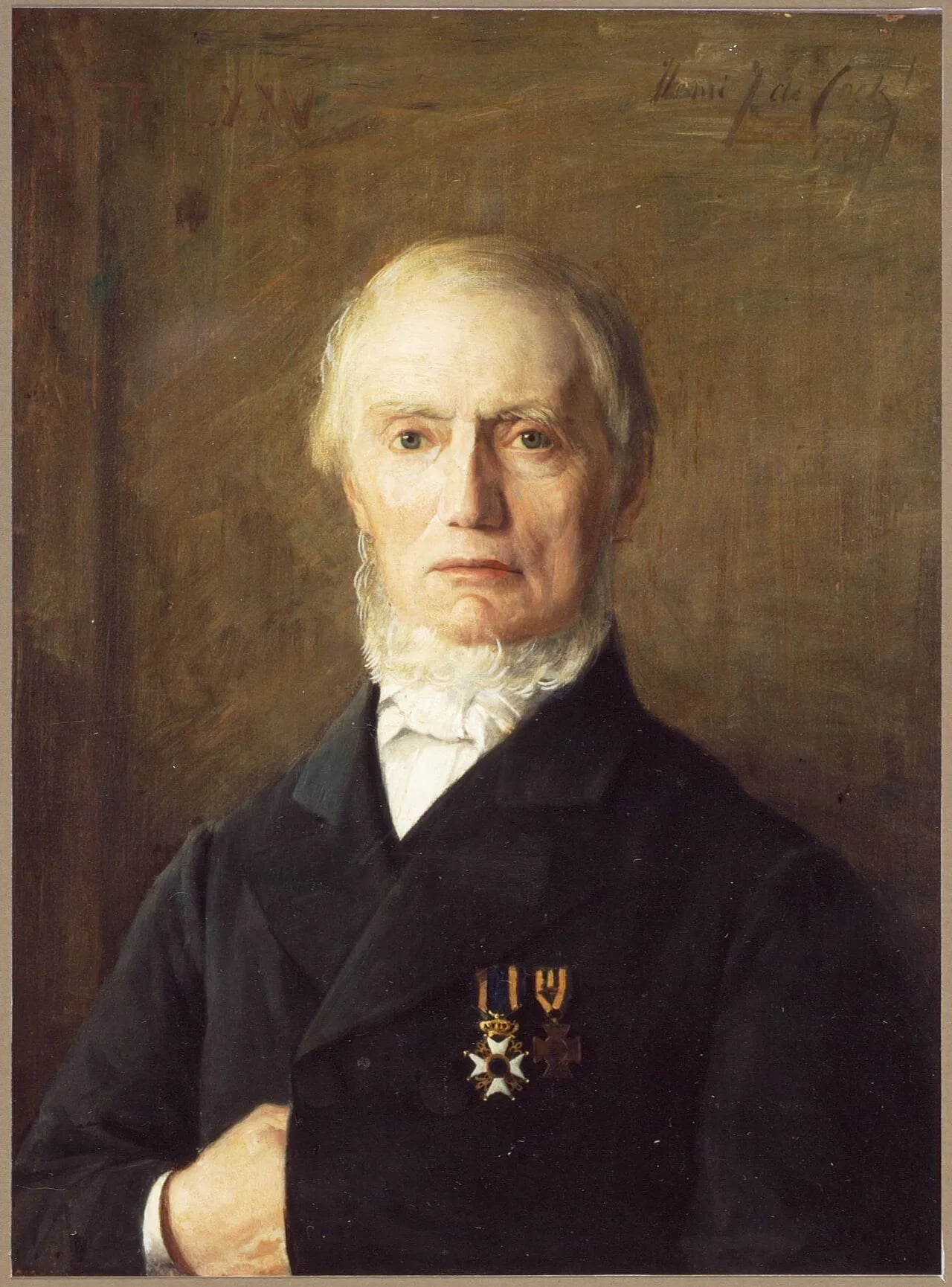 Porträt von Simon van Velzen (1809–1896) – Gedenkseite