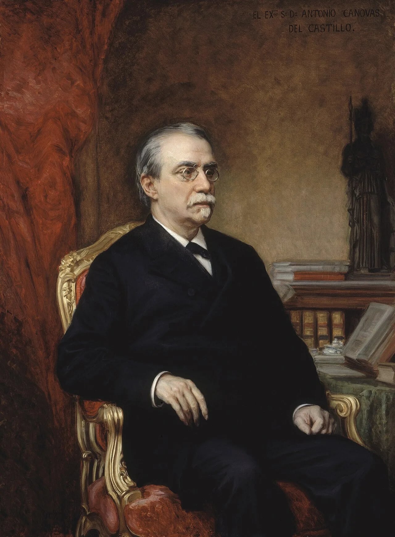 Portrait of Antonio Cánovas del Castillo (1828–1897) – memorial page