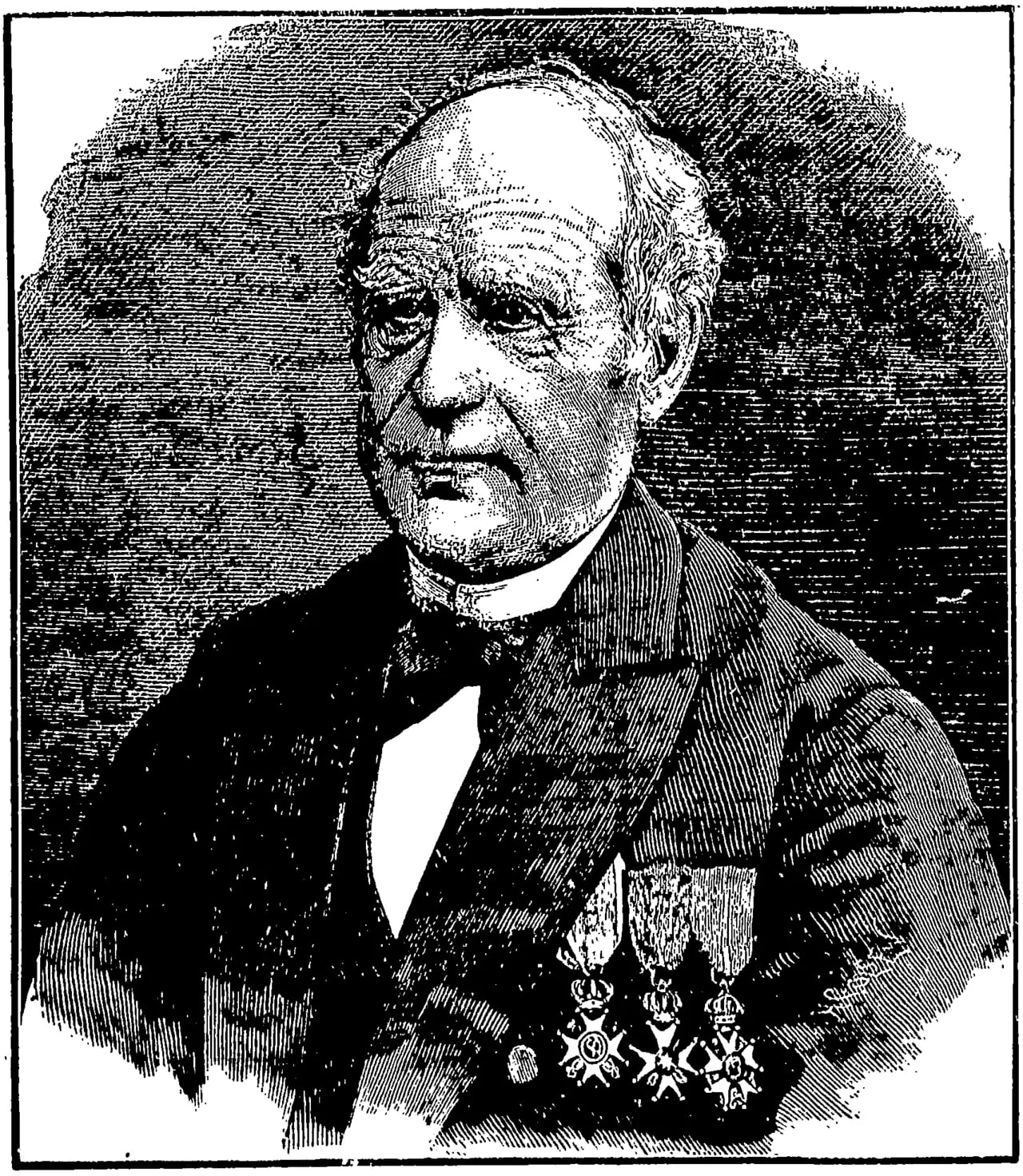 Porträt von Laurits Martin Esmark (1806–1884) – Gedenkseite