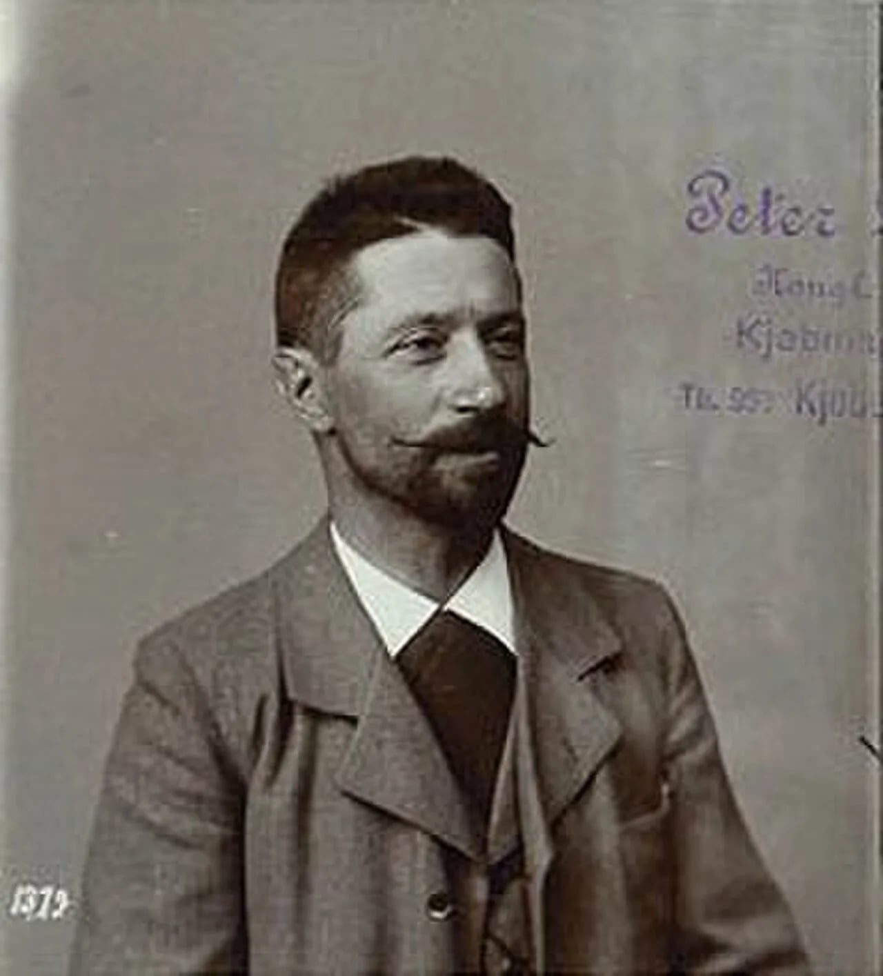Porträt von Hans Peder Pedersen-Dan (1859–1939) – Gedenkseite