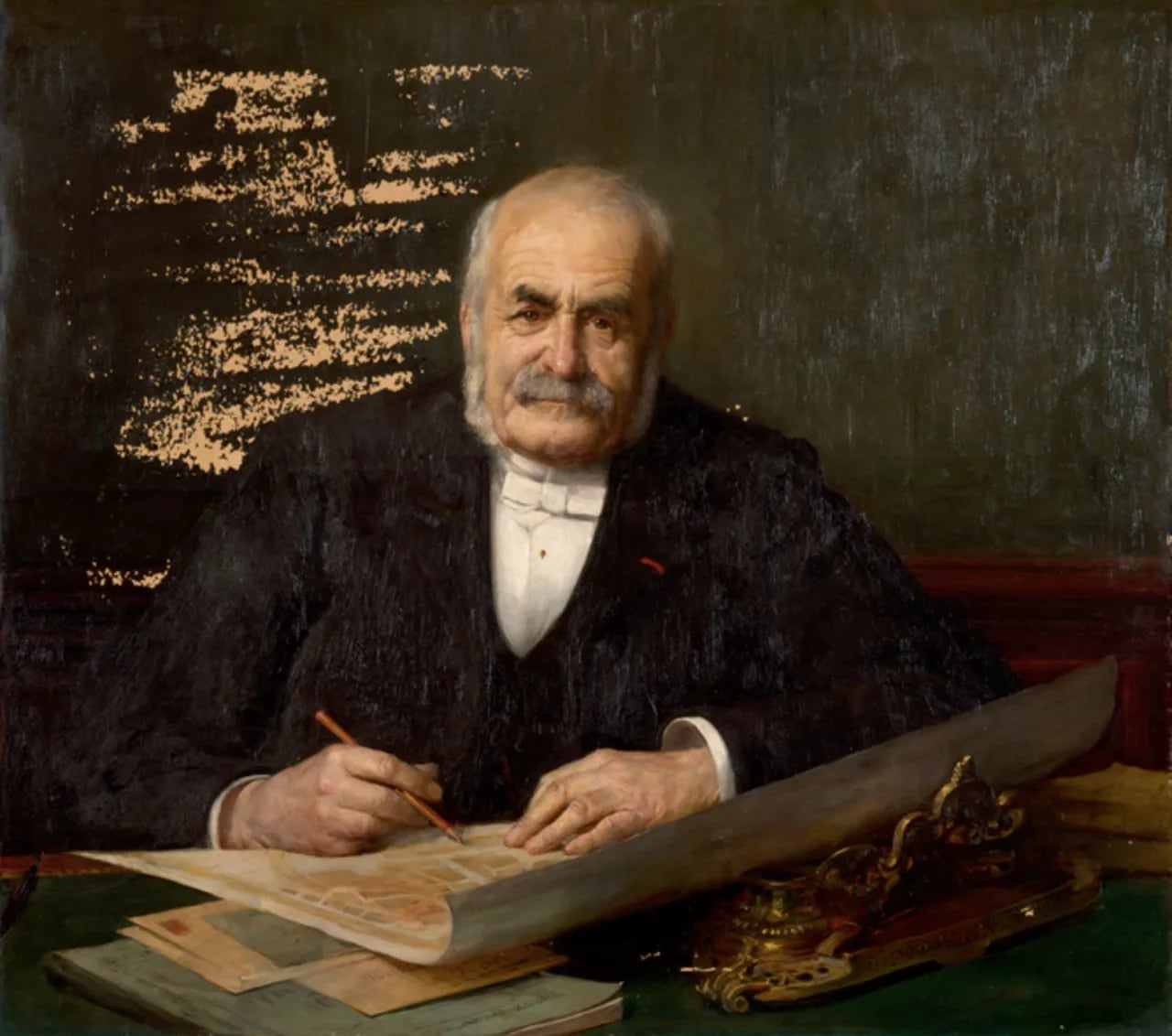 Porträt von Paul-Émile Sarradin (1825–1909) – Gedenkseite