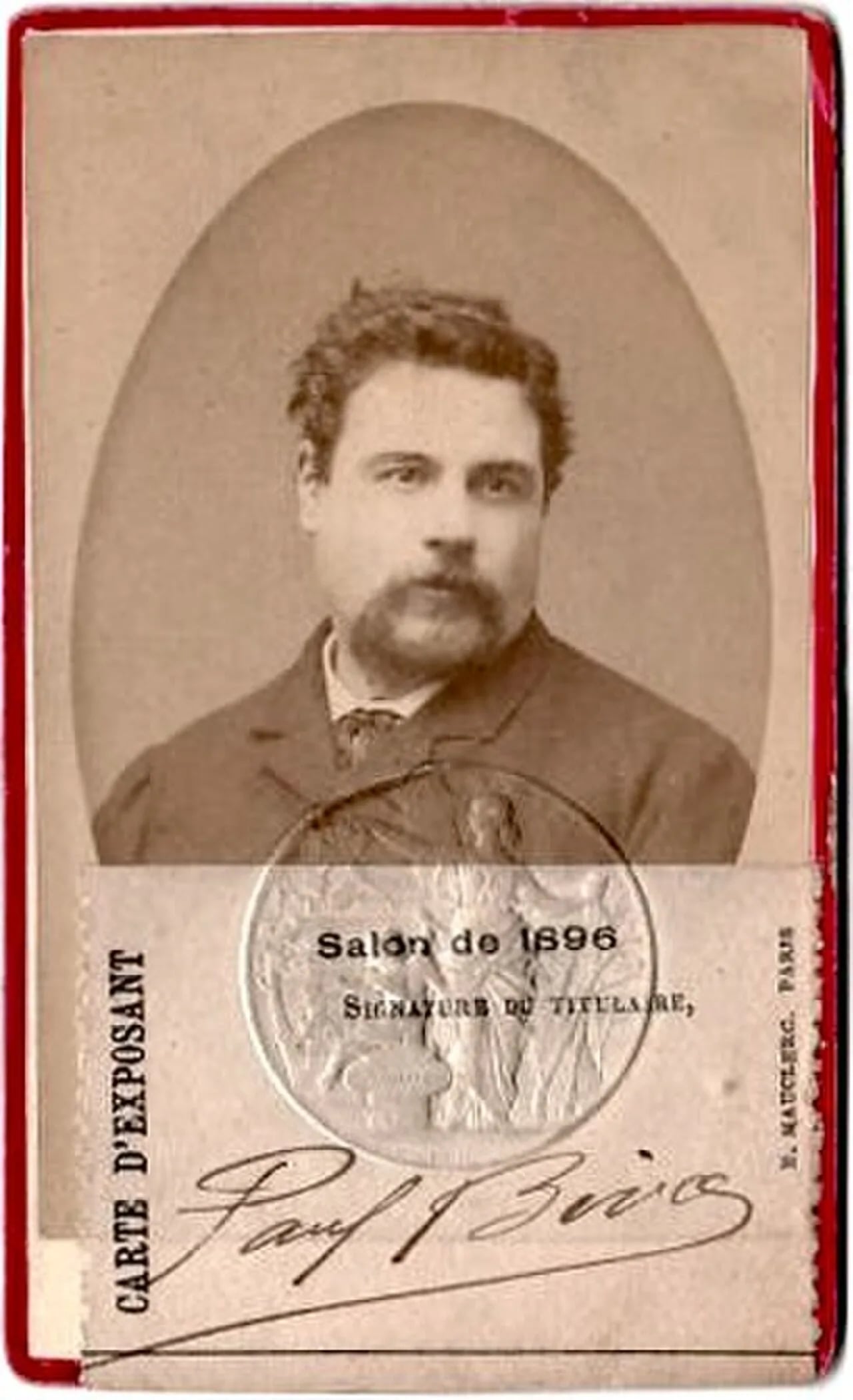 Porträt von Paul Biva (1851–1900) – Gedenkseite
