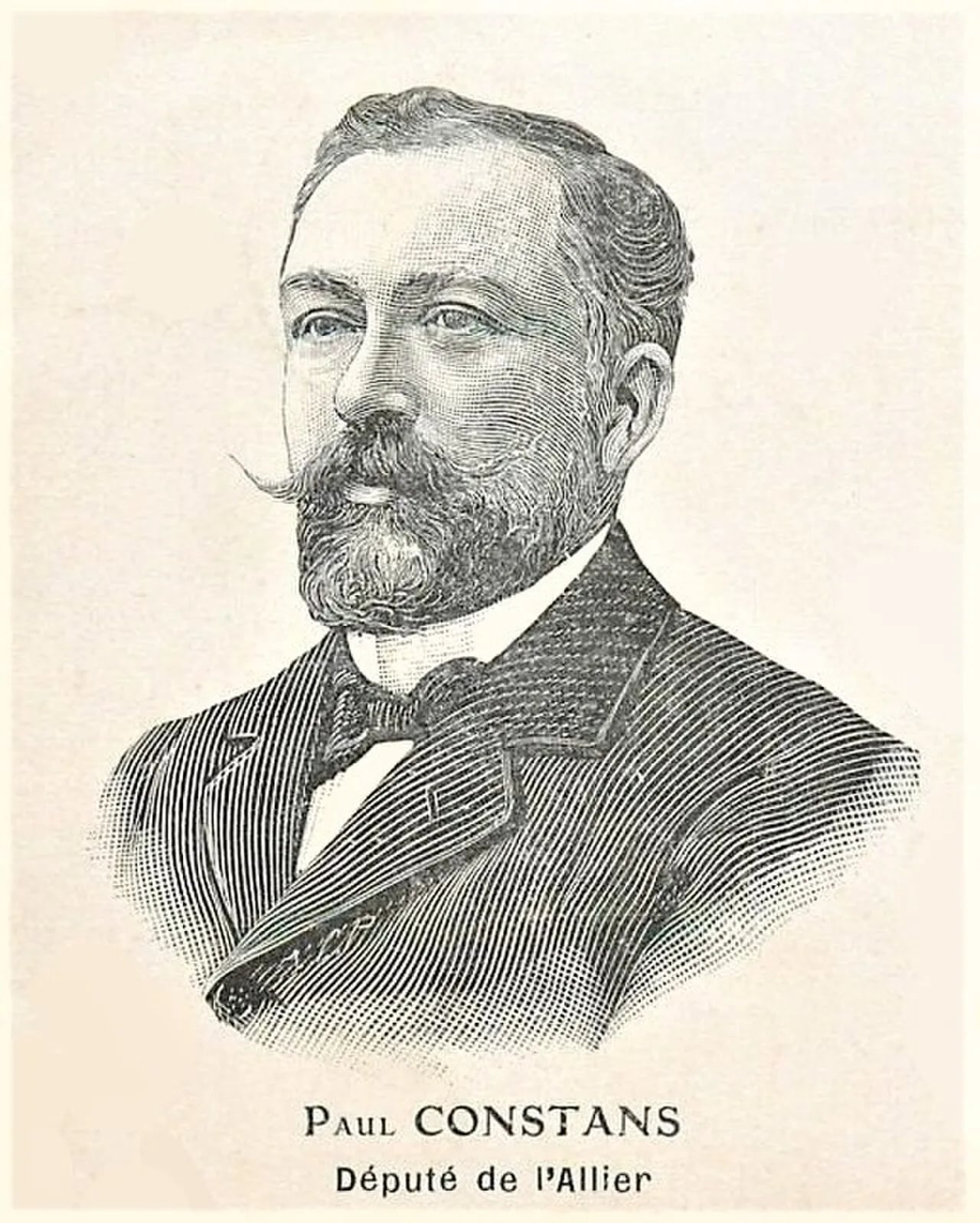 Porträt von Paul Constans (1857–1931) – Gedenkseite