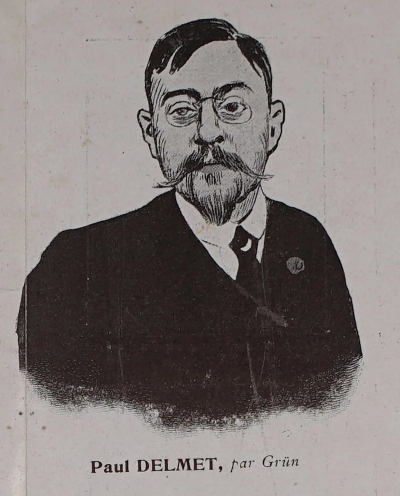 Portrait of Paul Delmet (1862–1904) – memorial page
