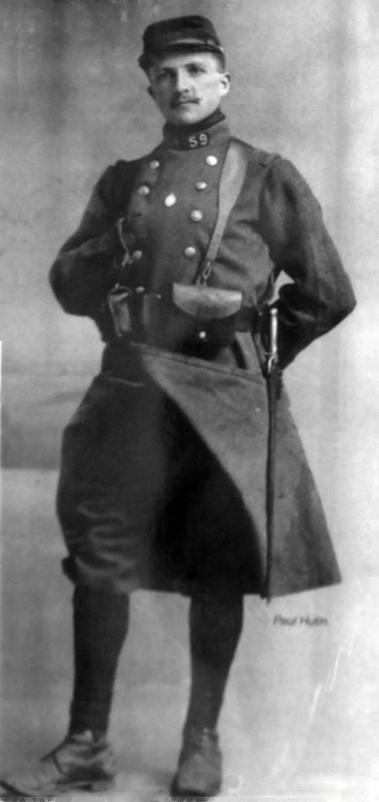 Porträt von Paul Hutin-Desgrées (1888–1975) – Gedenkseite