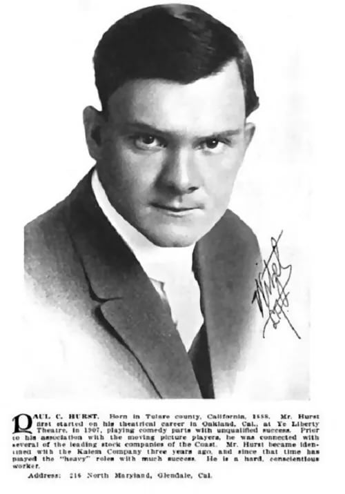 Porträt von Paul Hurst (1888–1953) – Gedenkseite
