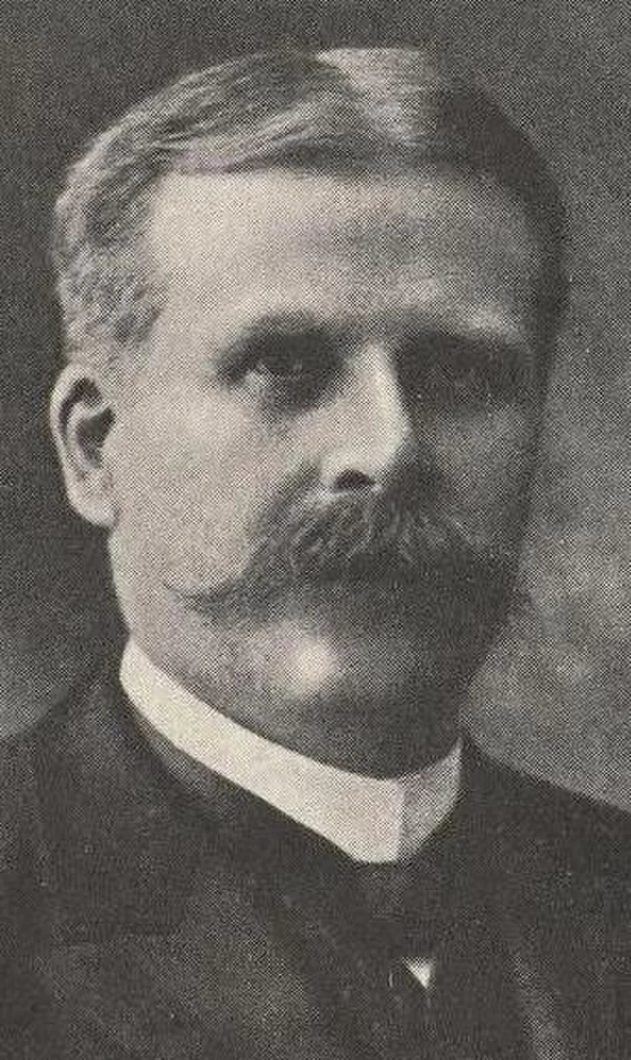 Porträt von Gustav Guldberg (1854–1908) – Gedenkseite