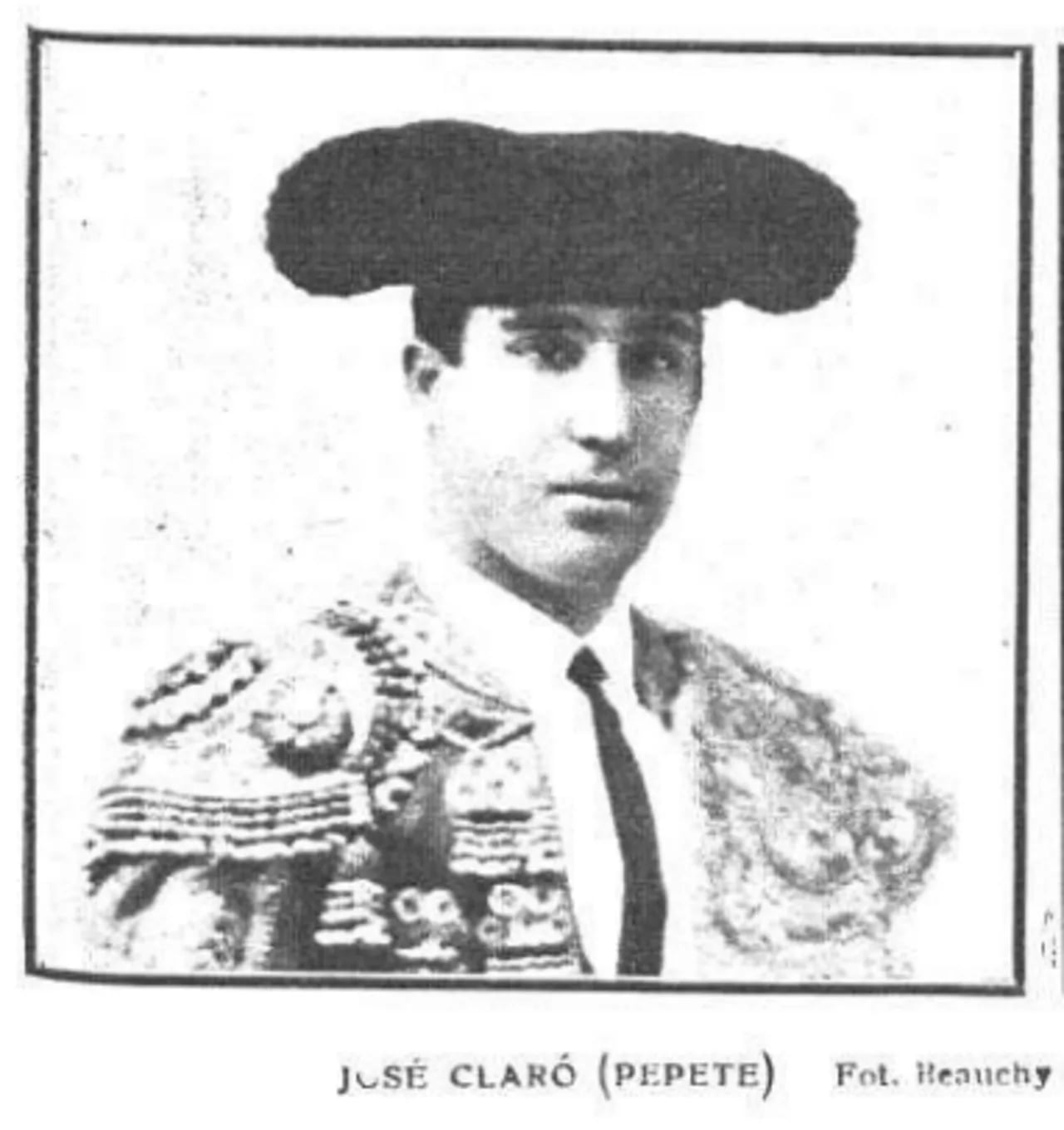 Portrait of José Gallego Mateo (1883–1910) – memorial page