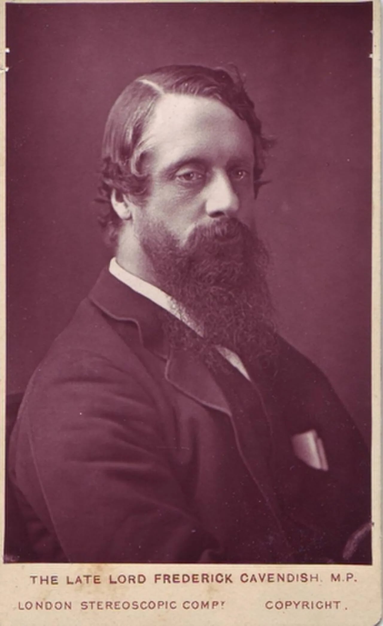 Porträt von Frederick Cavendish (1836–1882) – Gedenkseite