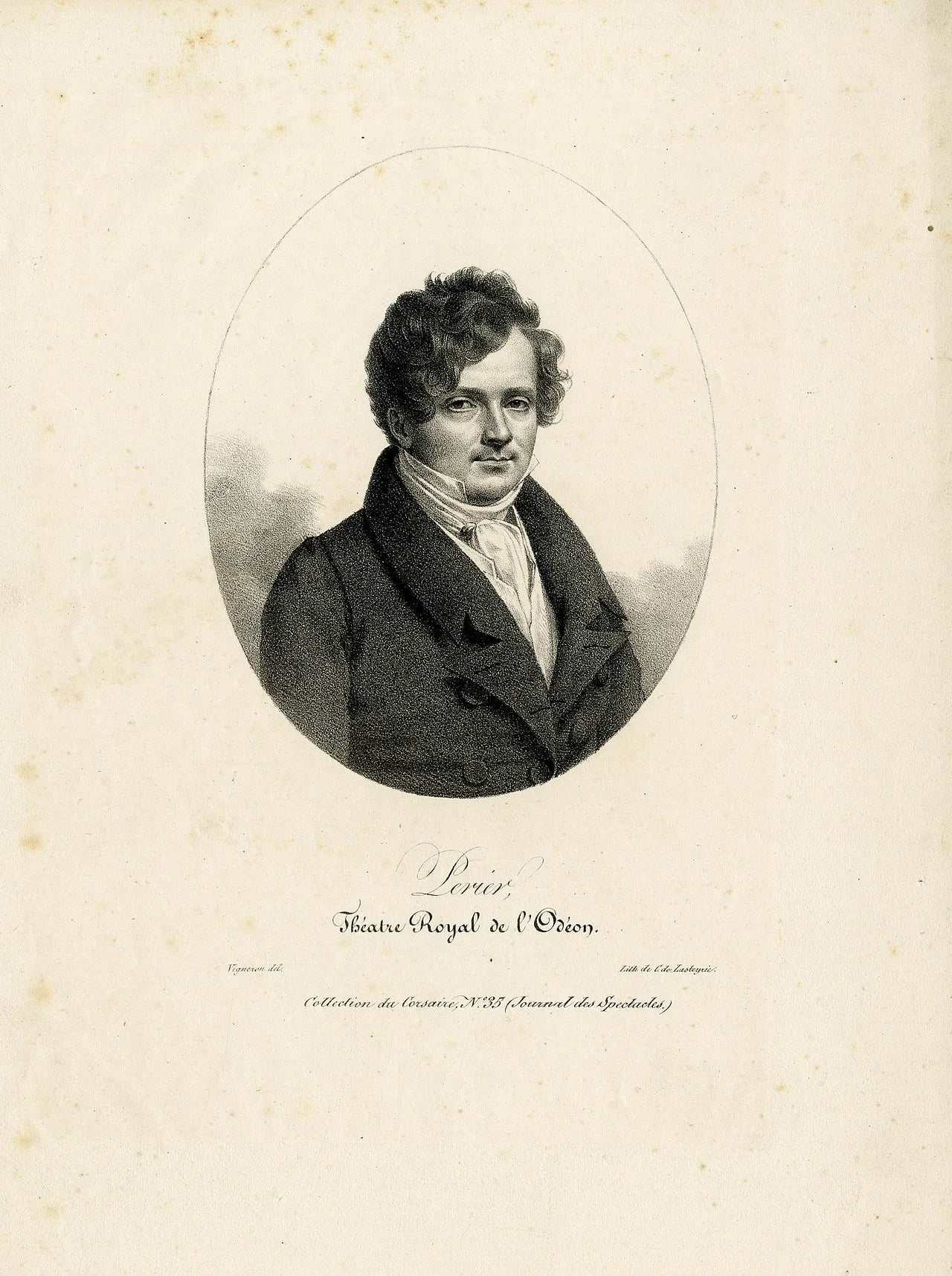 Porträt von Perrier (1784–1863) – Gedenkseite
