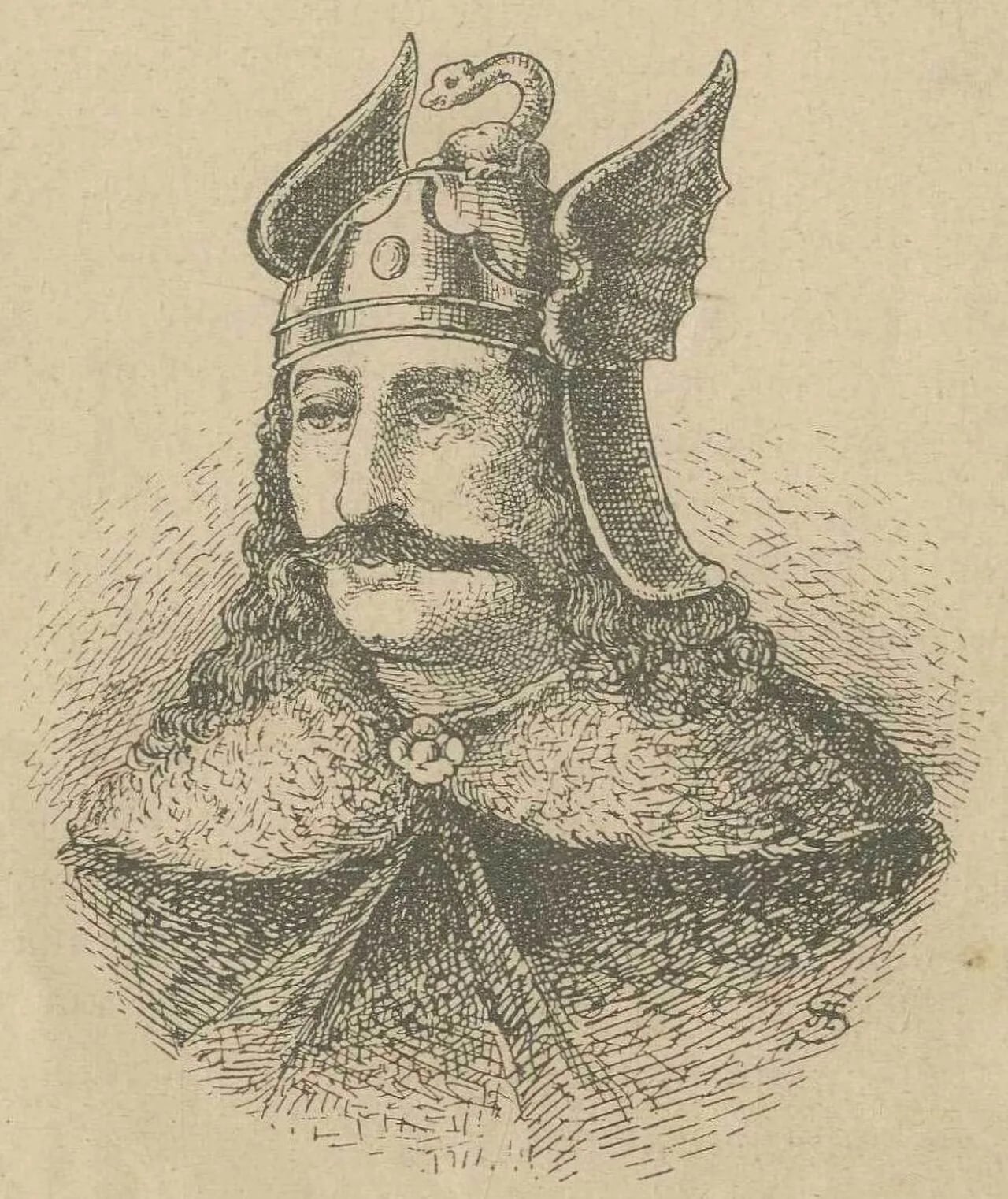 Porträt von Časlav Klonimirović (896–960) – Gedenkseite