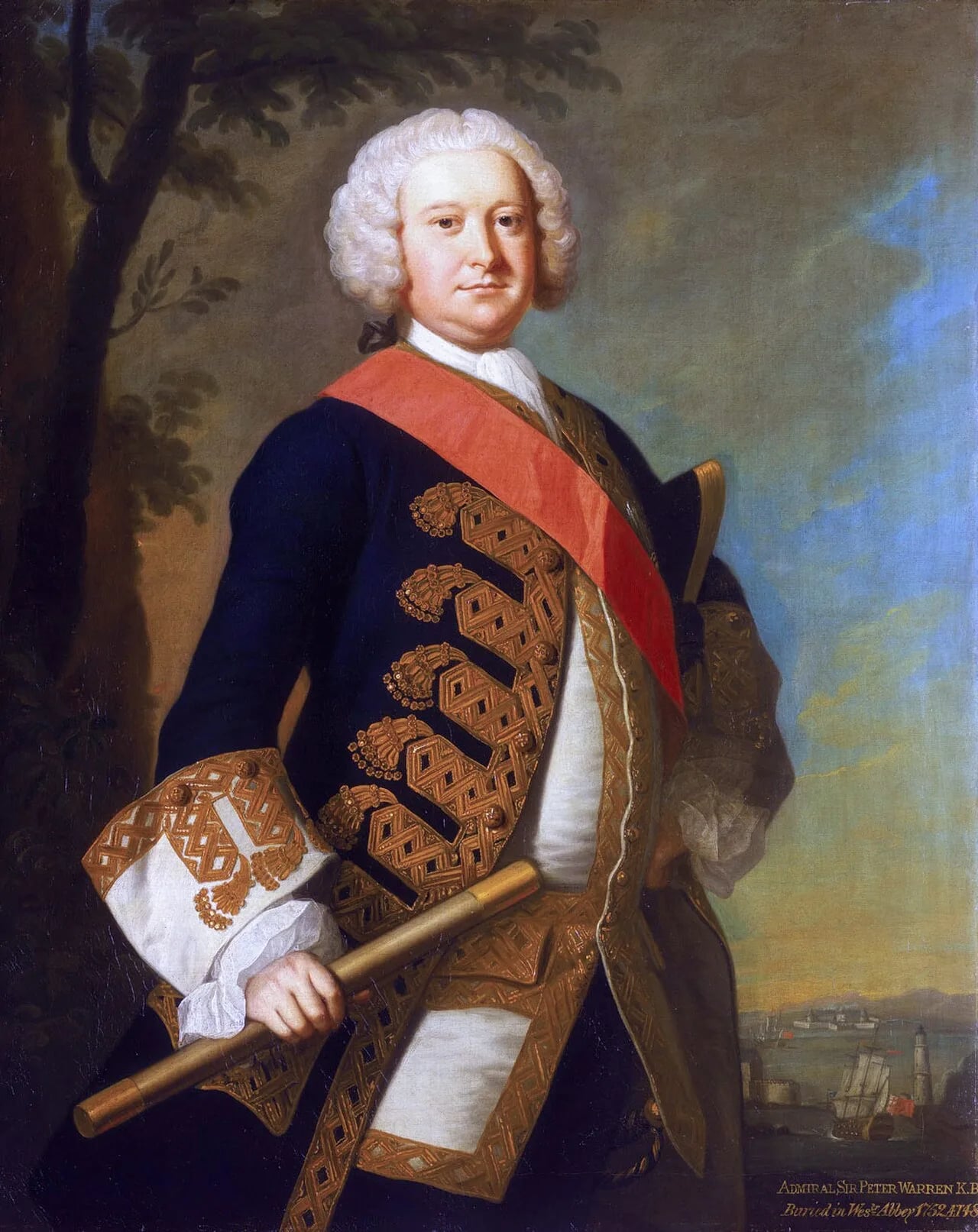 Portrait of Peter Warren (1703–1752) – memorial page