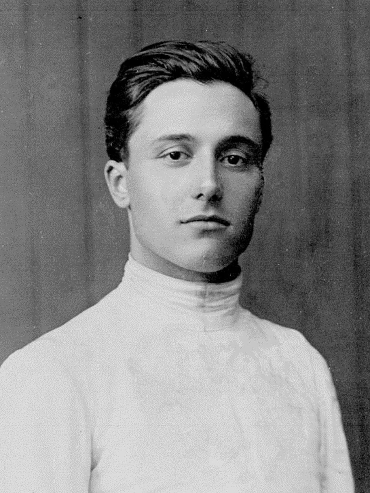 Porträt von Nedo Nadi (1894–1940) – Gedenkseite