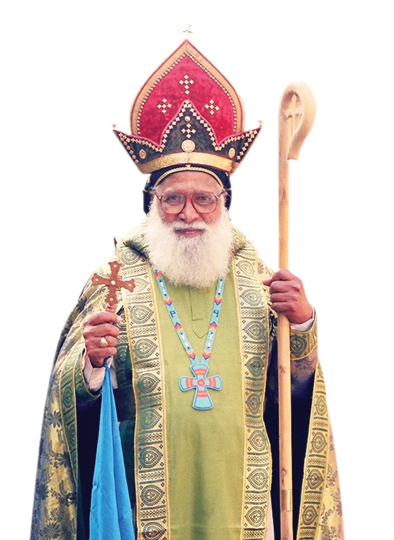 Porträt von Philipose Mar Chrysostom (1918–2021) – Gedenkseite