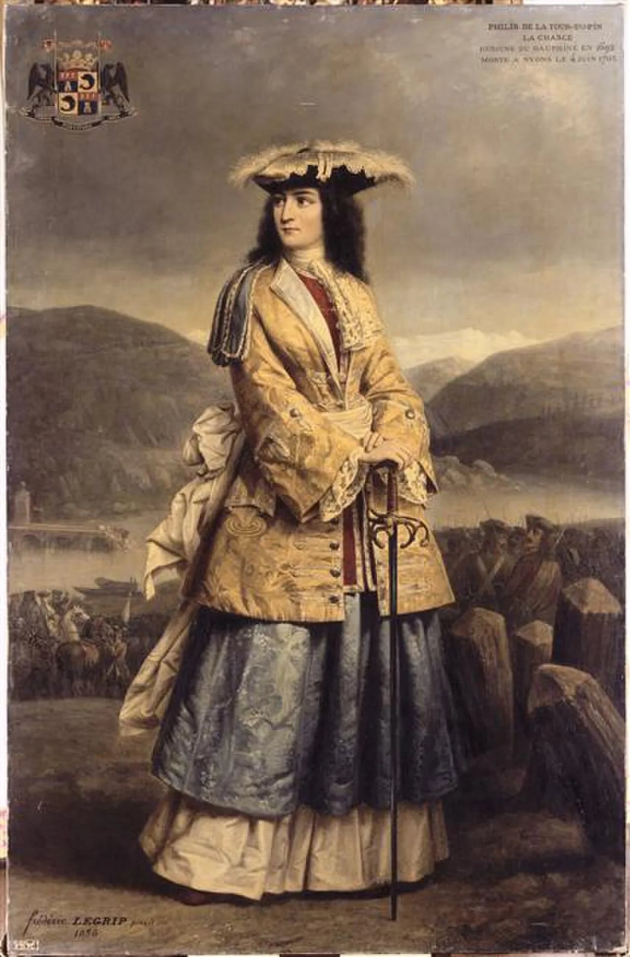 Porträt von Philis de La Charce (1645–1703) – Gedenkseite