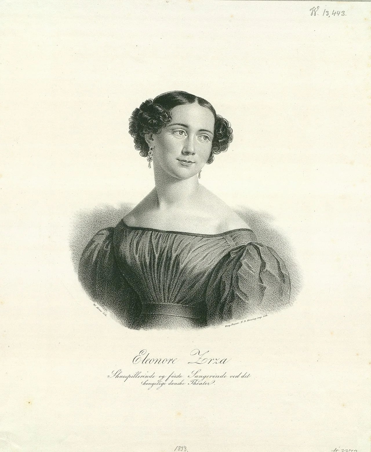 Porträt von Eleonora Zrza (1797–1862) – Gedenkseite