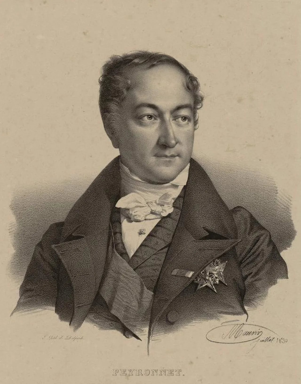 Porträt von Pierre-Denis de Peyronnet (1778–1854) – Gedenkseite