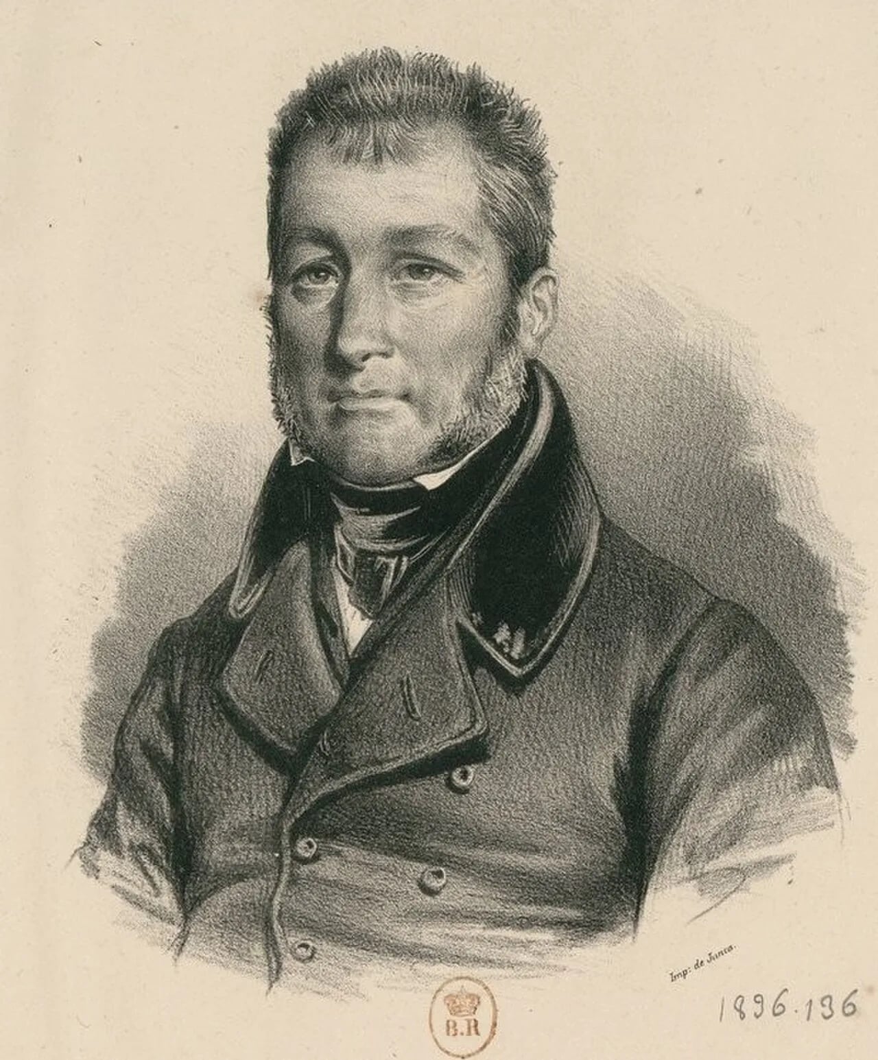 Porträt von Pierre-François Audry de Puyraveau (1773–1852) – Gedenkseite