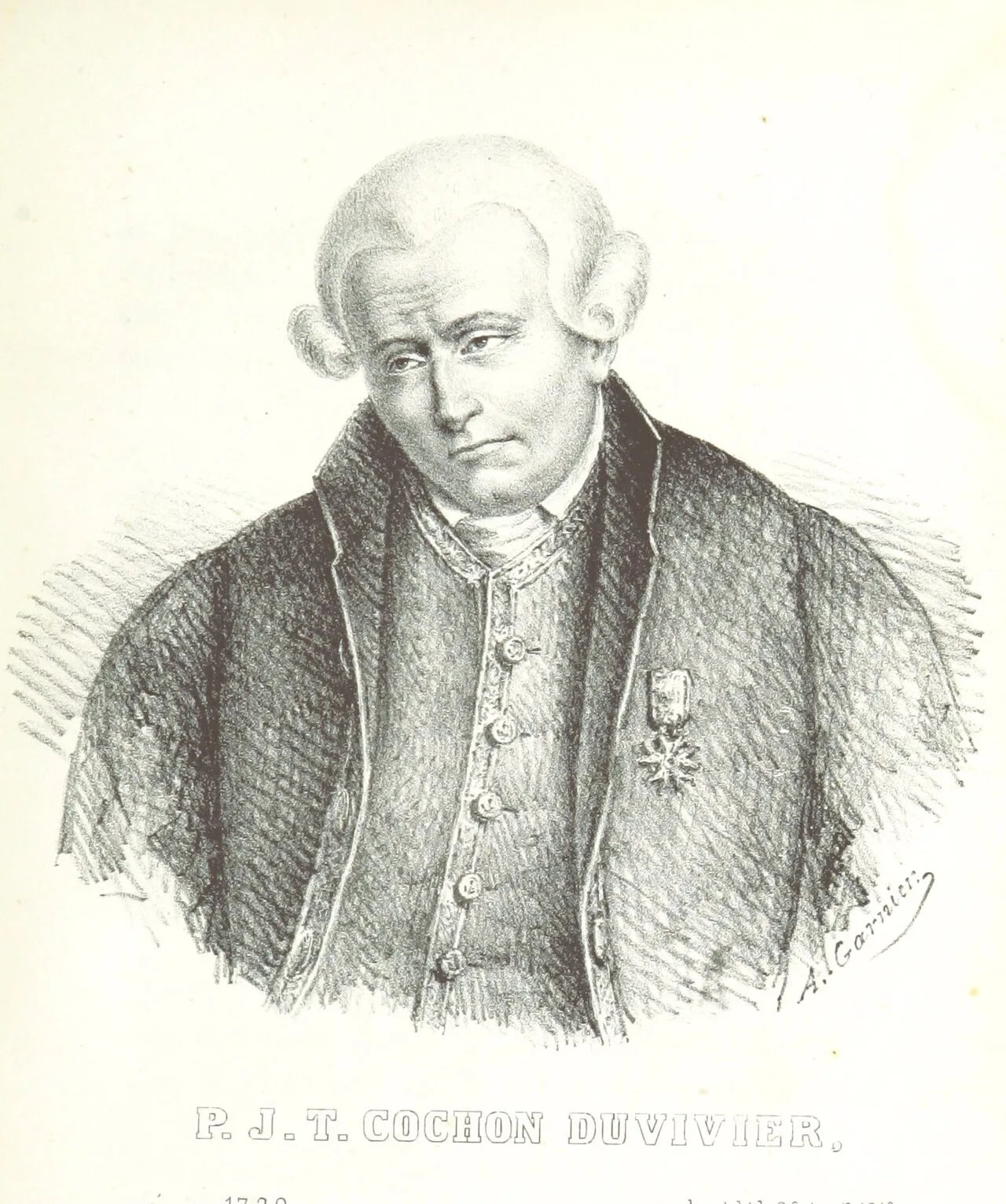 Portrait of Pierre-Jacques-Thomas Cochon-Duvivier (1731–1813) – memorial page