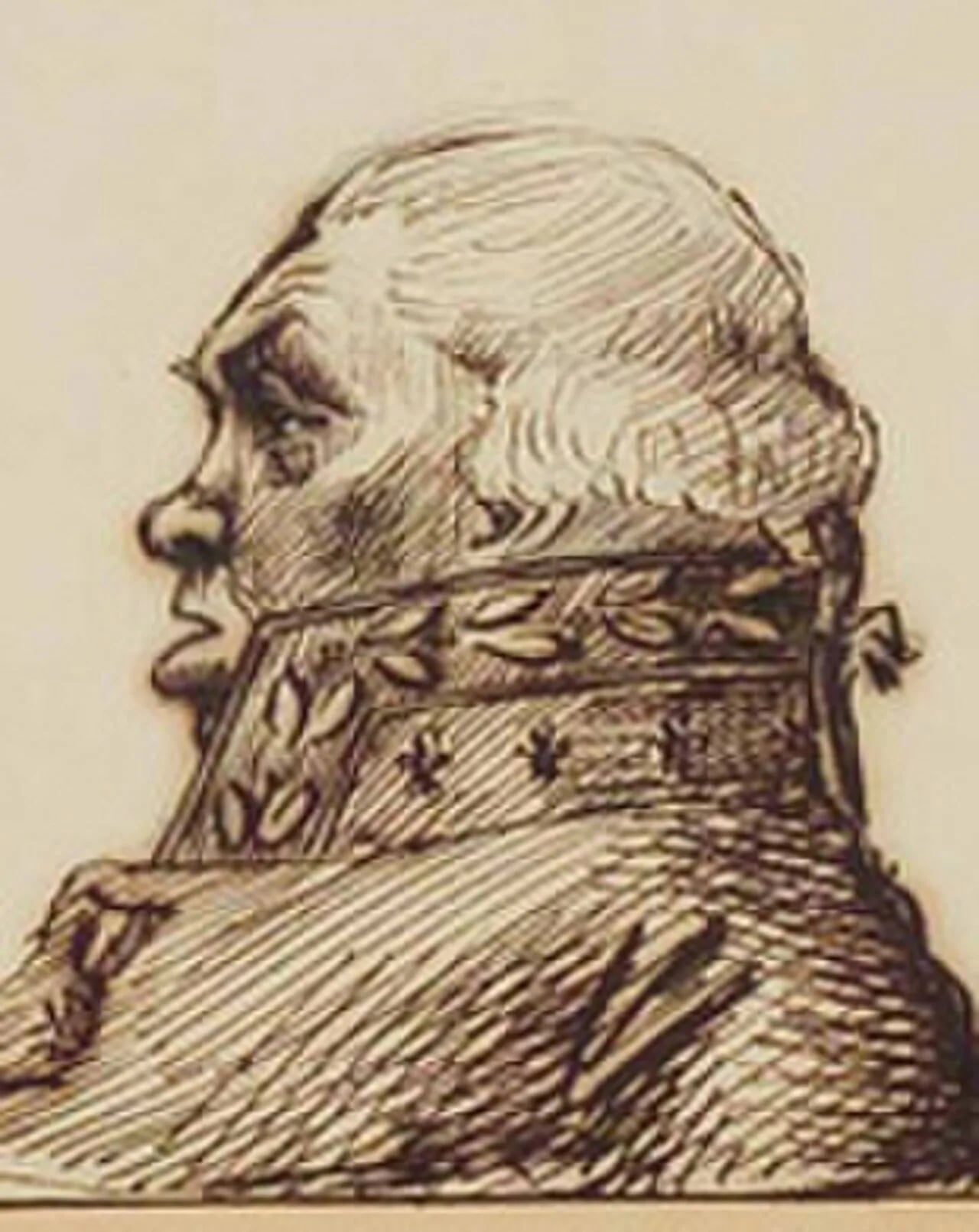 Porträt von Pierre-Jean-Alexandre Tascher (1745–1822) – Gedenkseite