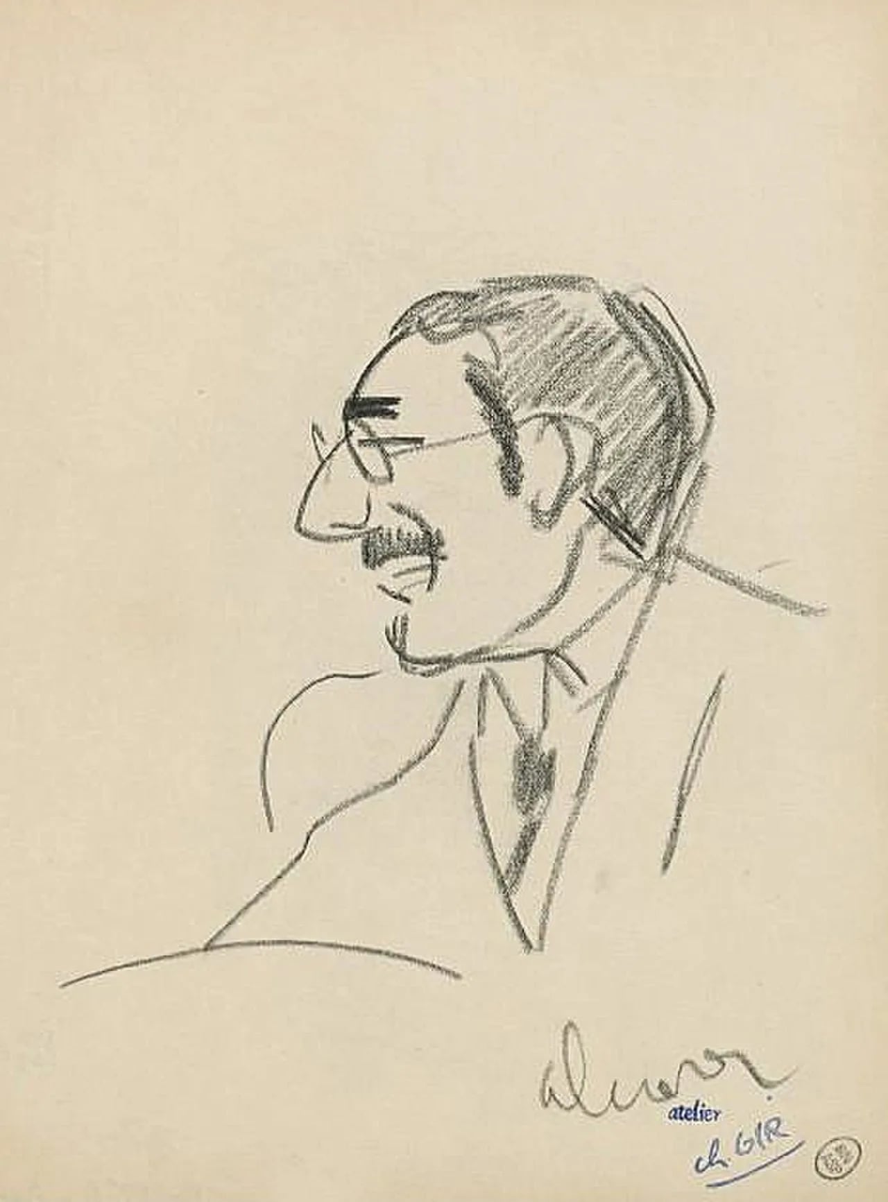Porträt von Pierre Alcover (1893–1957) – Gedenkseite