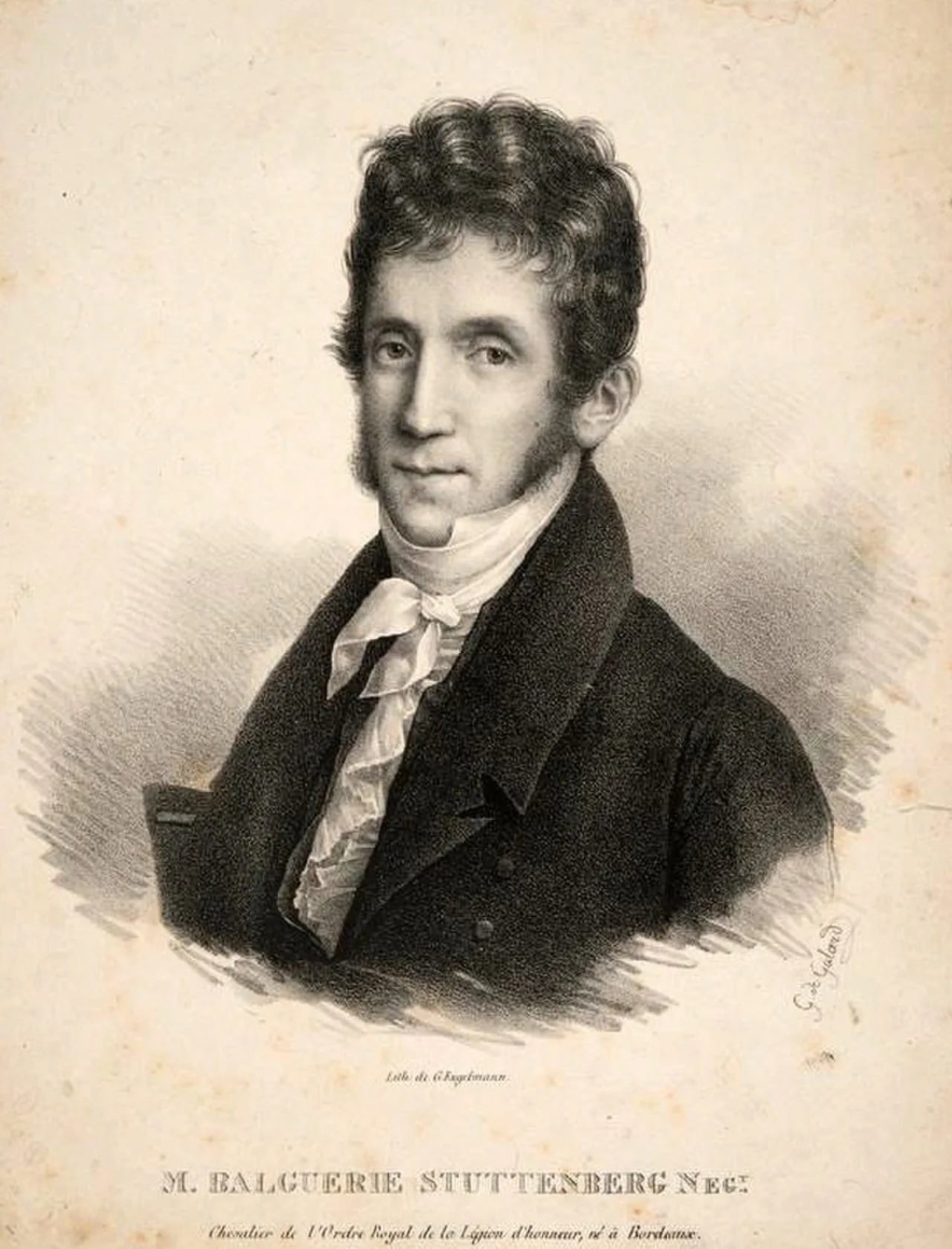 Portrait of Pierre Balguerie-Stuttenberg (1778–1825) – memorial page