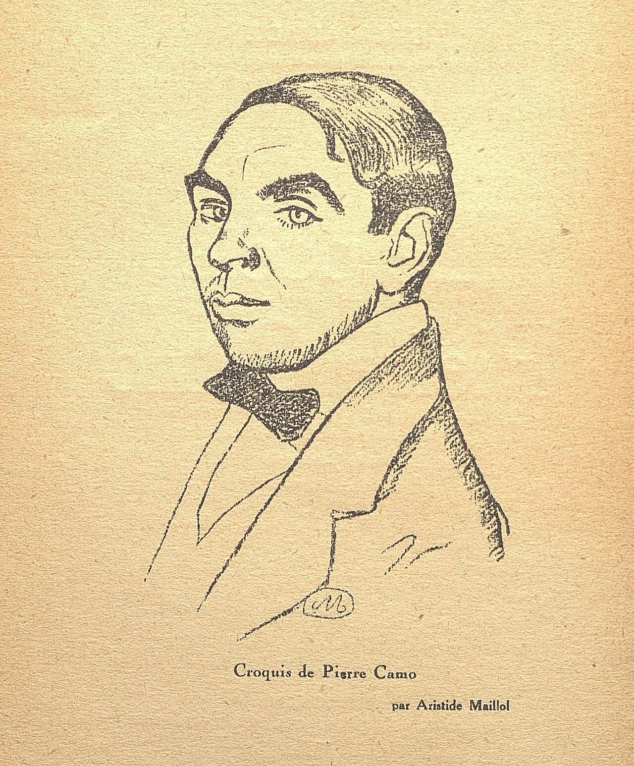 Porträt von Pierre Camo (1877–1974) – Gedenkseite