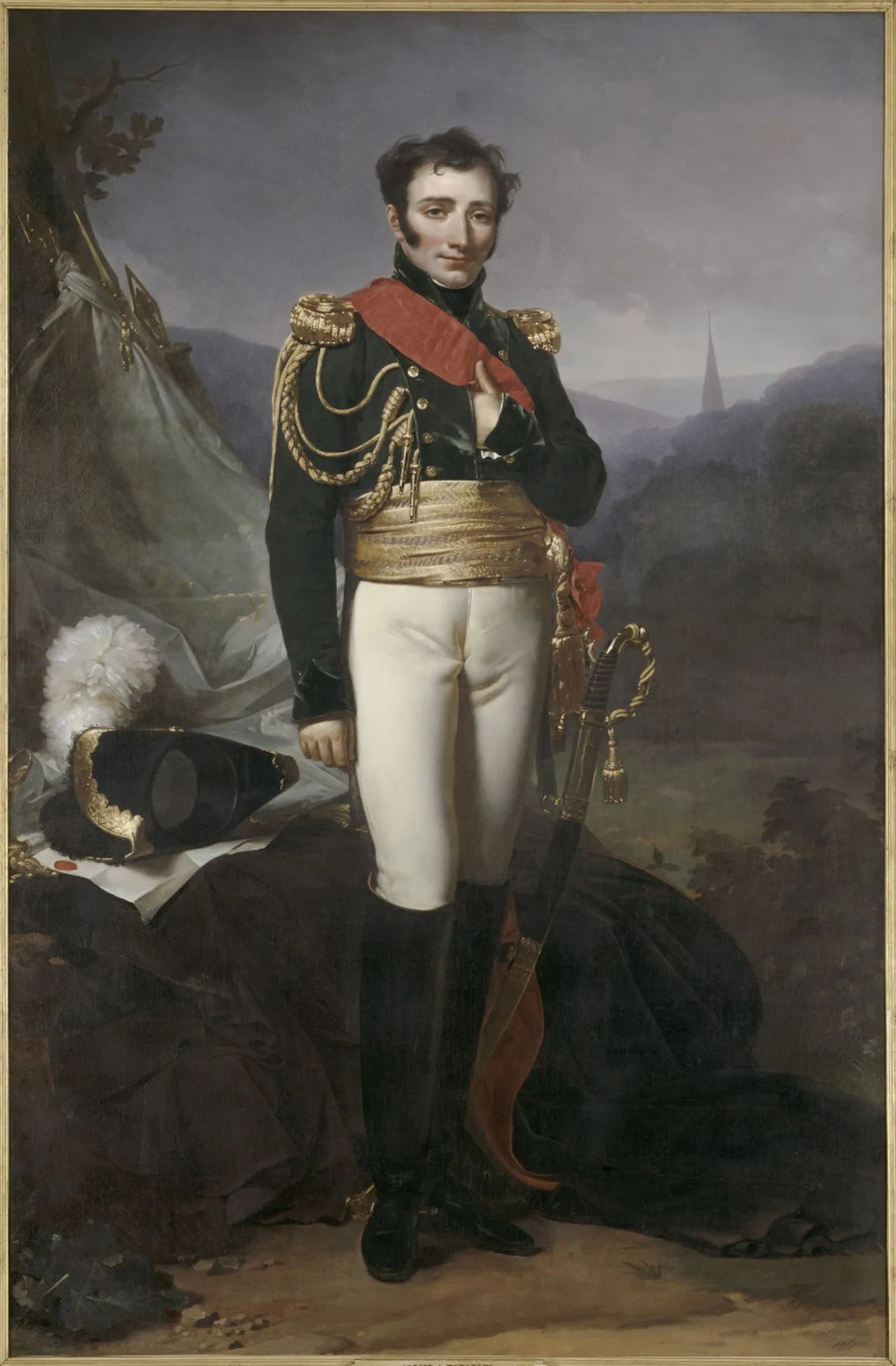 Porträt von Jean Baptiste Pierre Constant, Count of Suzannet (1772–1815) – Gedenkseite