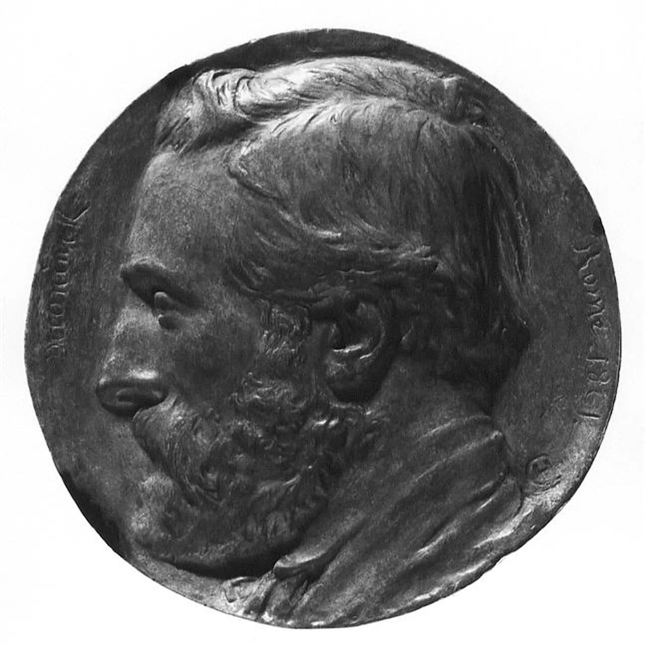 Porträt von Pierre-Louis-Joseph de Coninck (1828–1910) – Gedenkseite