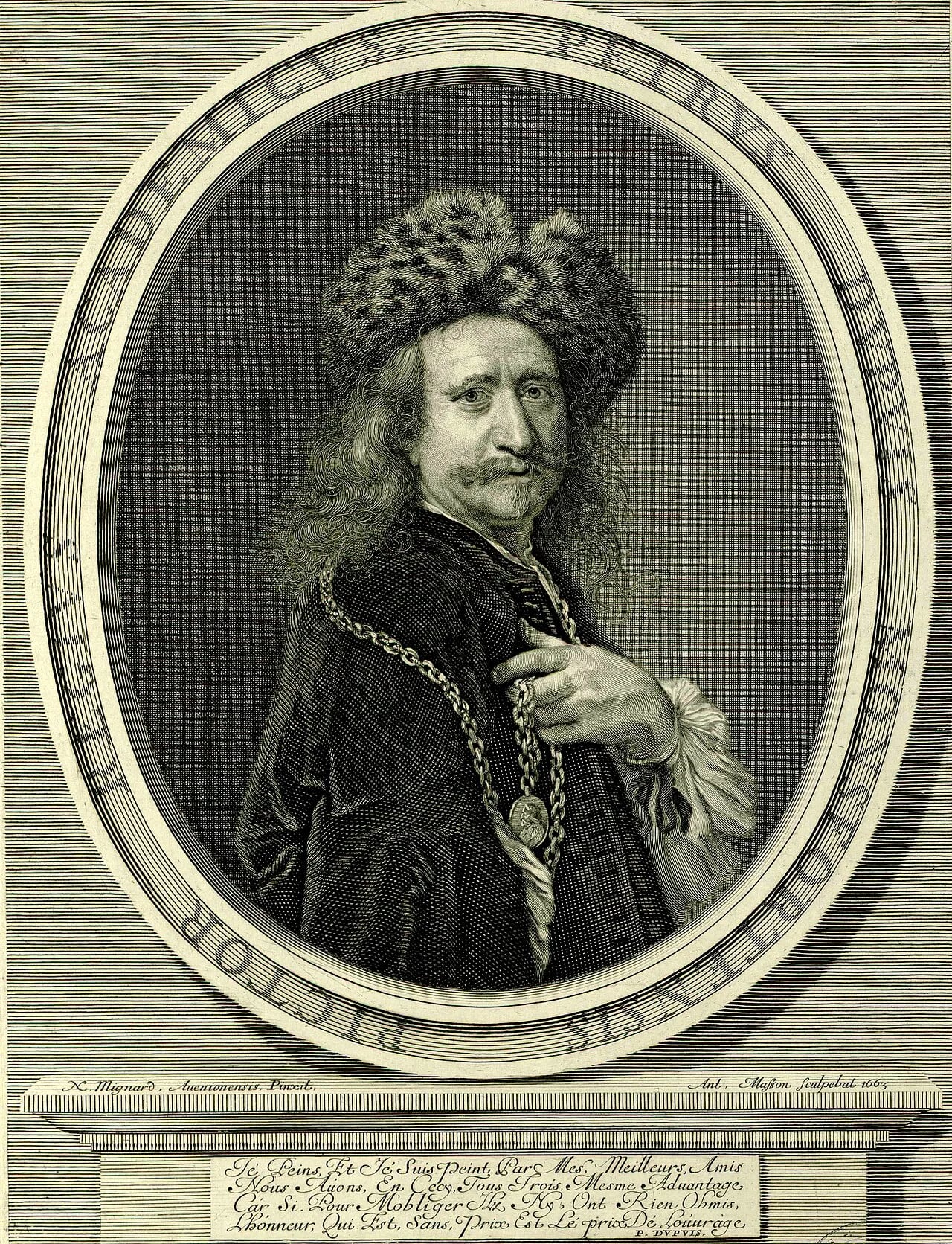 Porträt von Pierre Dupuis (1610–1682) – Gedenkseite