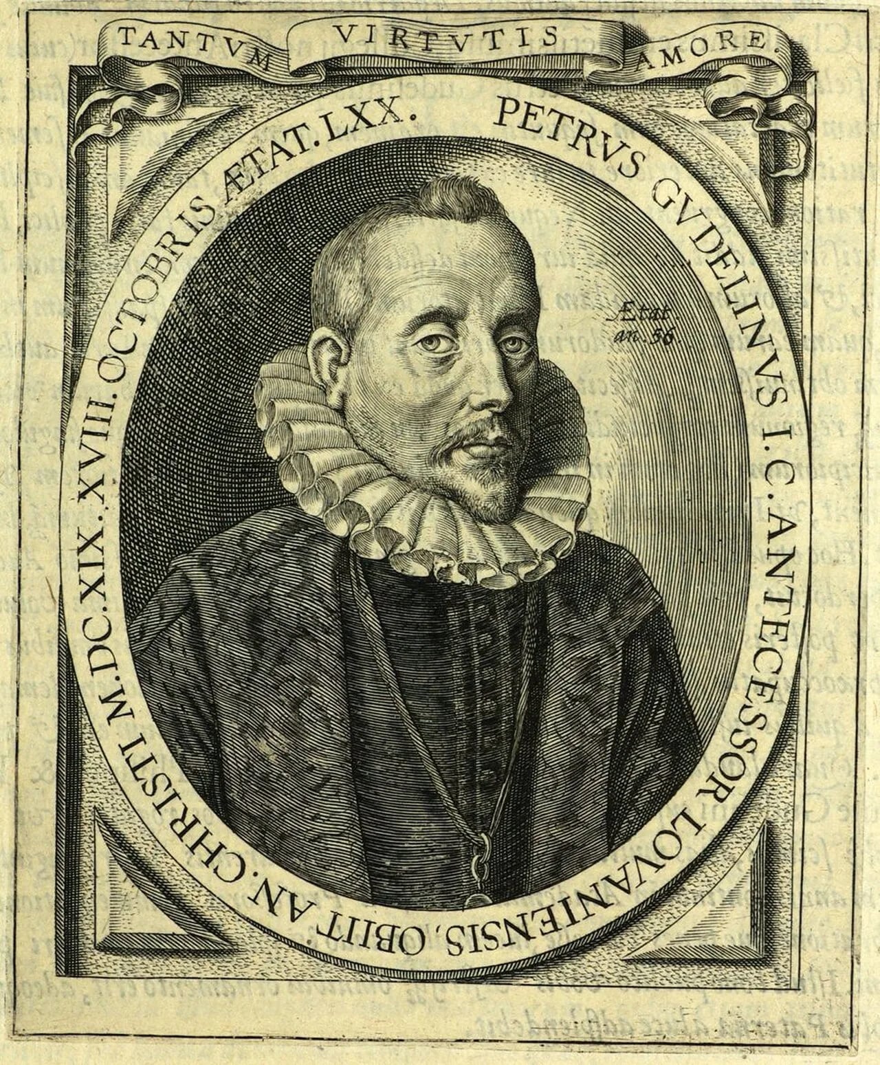 Portrait of Petrus Gudelinus (1550–1619) – memorial page
