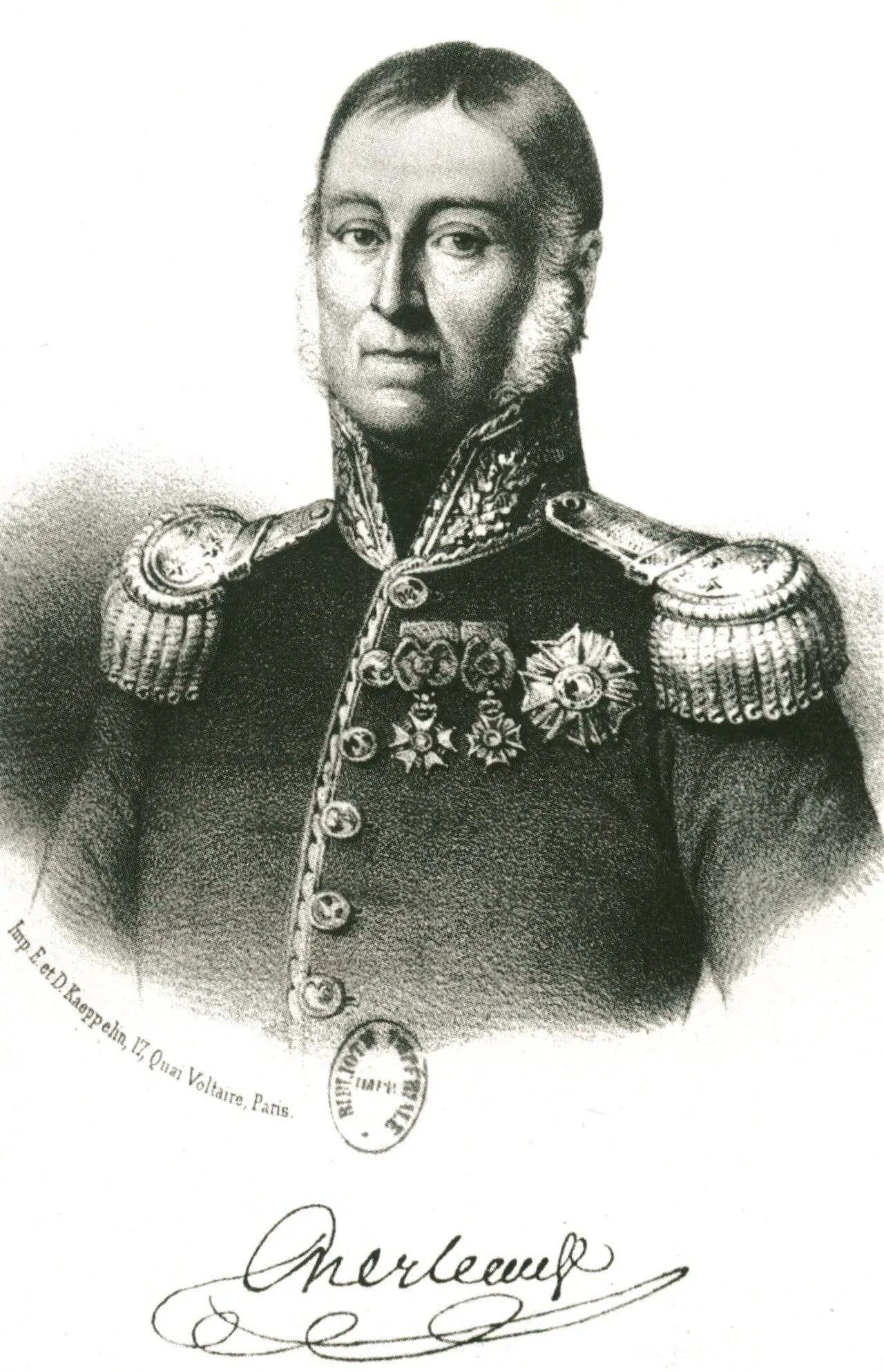 Porträt von Pierre Hugues Victoire Merle (1766–1830) – Gedenkseite