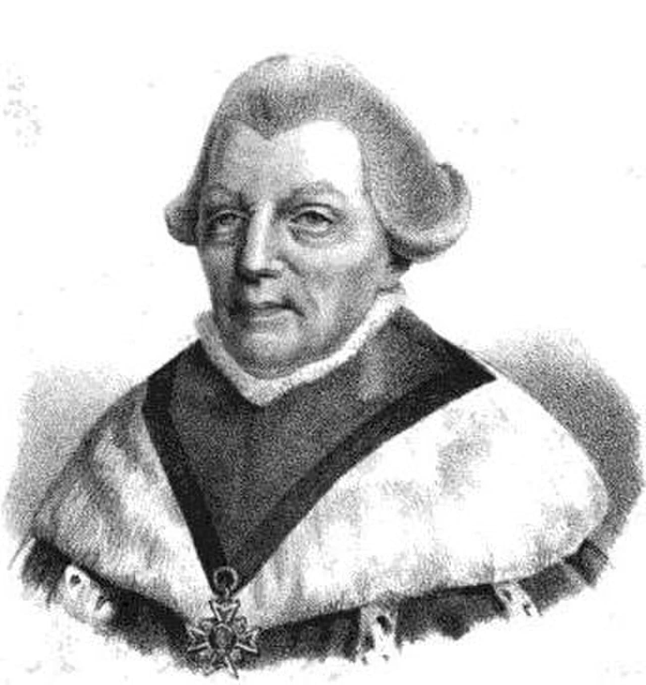 Porträt von Pierre Paul Nicolas Henrion de Pansey (1742–1829) – Gedenkseite