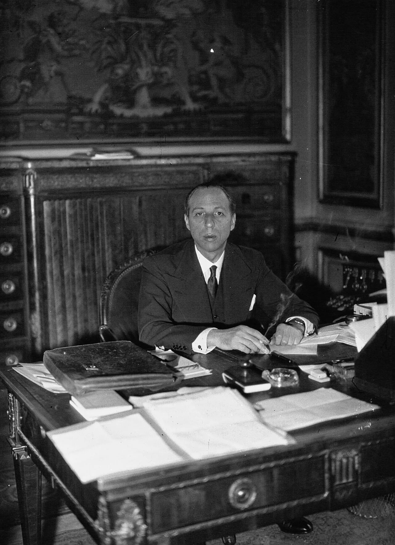 Porträt von Pierre Viénot (1897–1944) – Gedenkseite