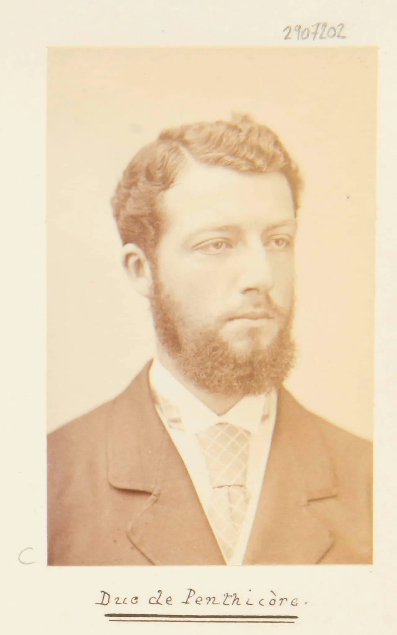 Porträt von Prince Pierre, Duke of Penthièvre (1845–1919) – Gedenkseite