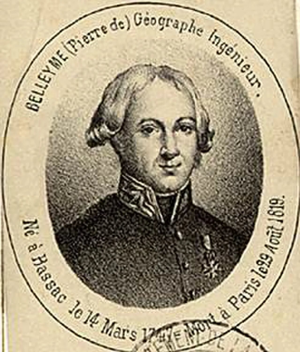Porträt von Pierre de Belleyme (1747–1819) – Gedenkseite