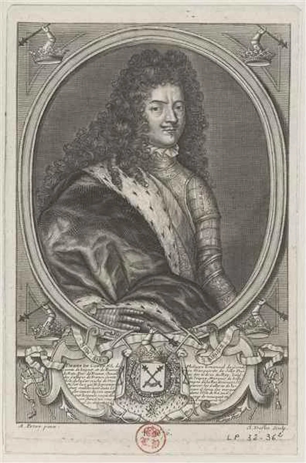Porträt von Pierre de Gondi (1602–1676) – Gedenkseite
