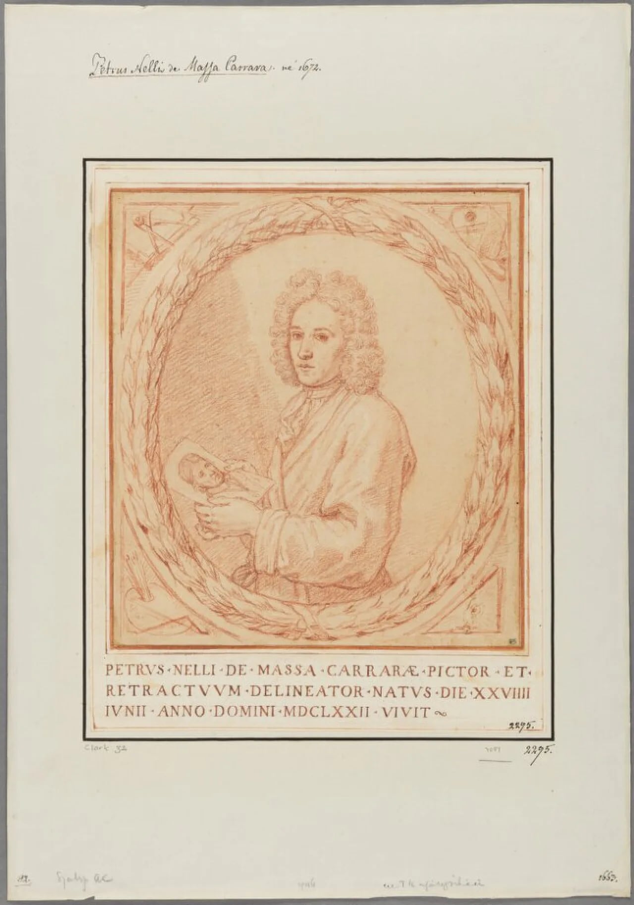 Porträt von Pietro Nelli (1672–1740) – Gedenkseite