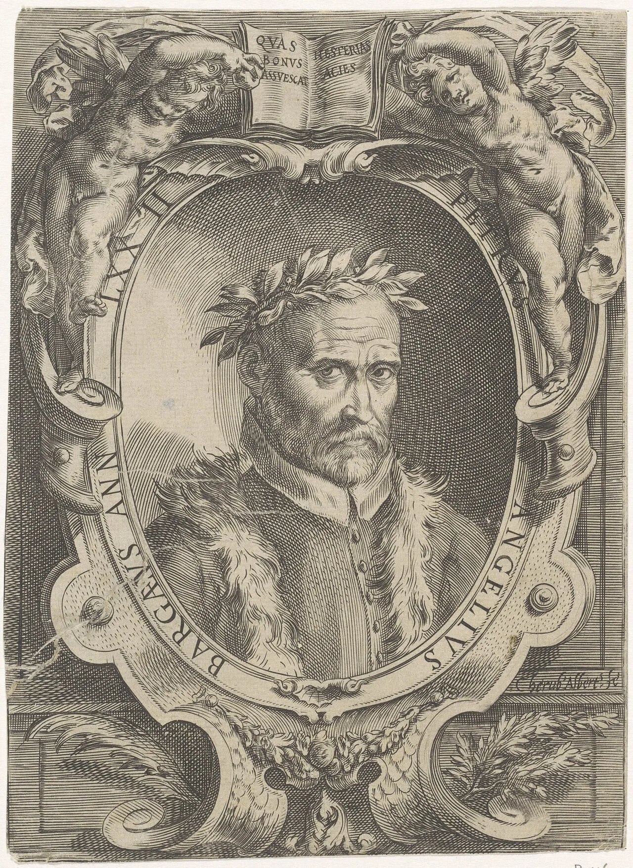 Porträt von Pietro degli Angeli (1517–1596) – Gedenkseite
