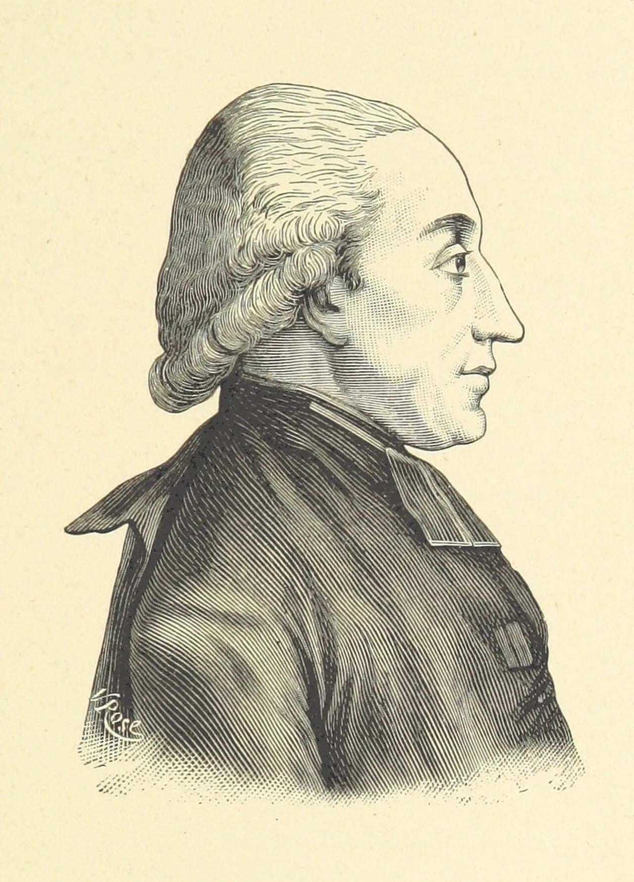 Porträt von Louis Bonnefoy (1748–1797) – Gedenkseite